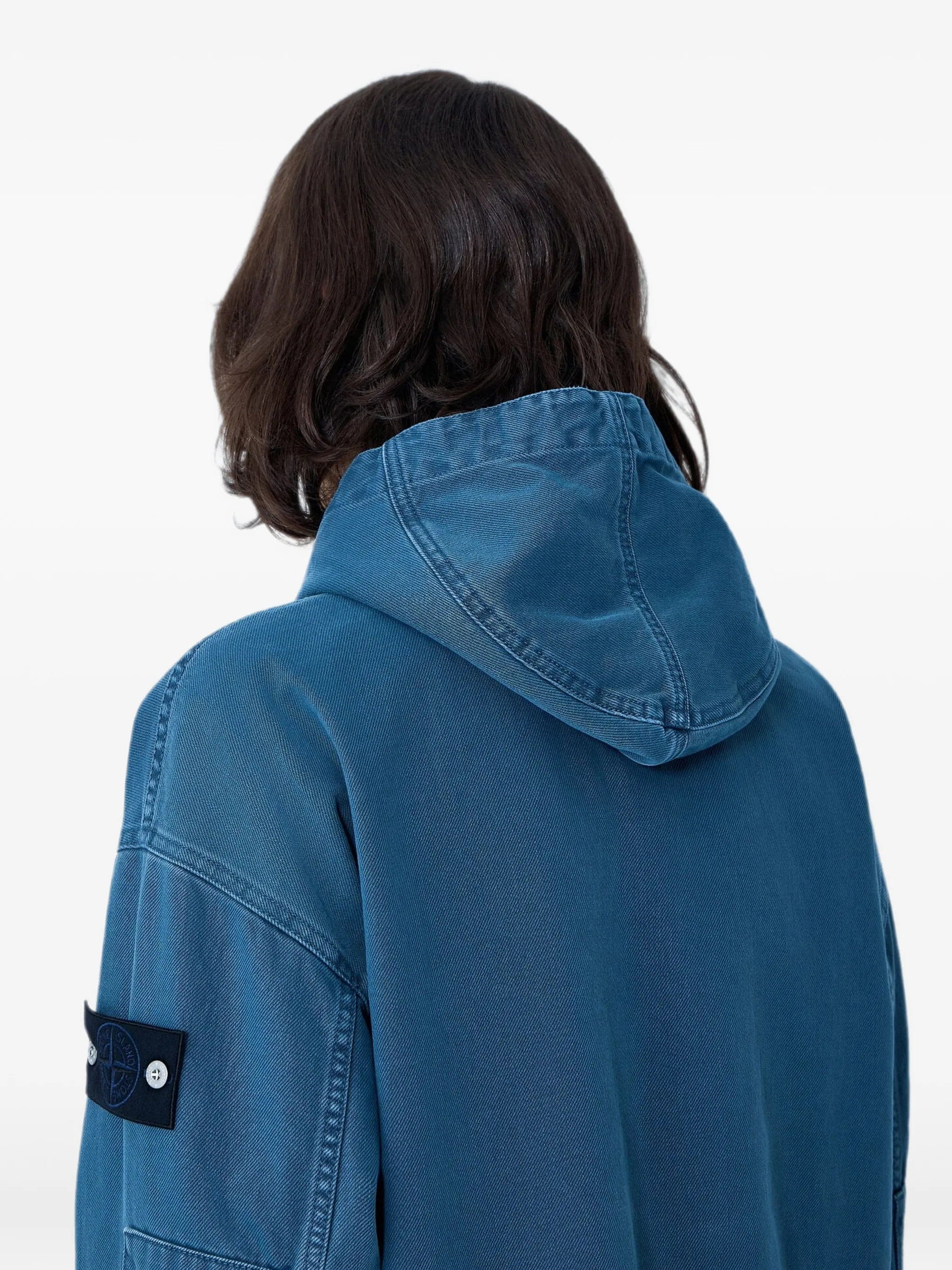 Stone Island hooded zip - up jacket