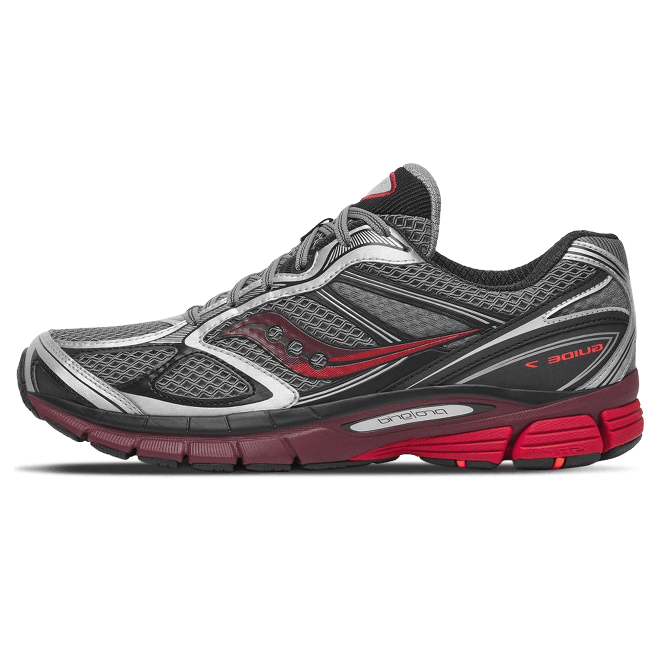 Saucony Progrid Guide 7 Silver Maroon