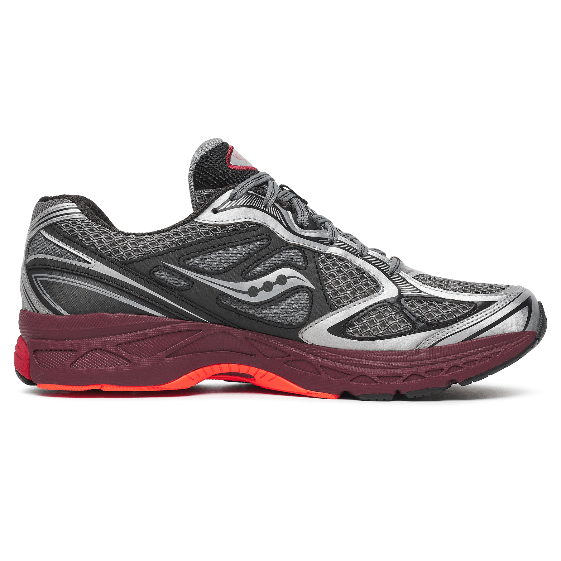 Saucony Progrid Guide 7 Silver Maroon