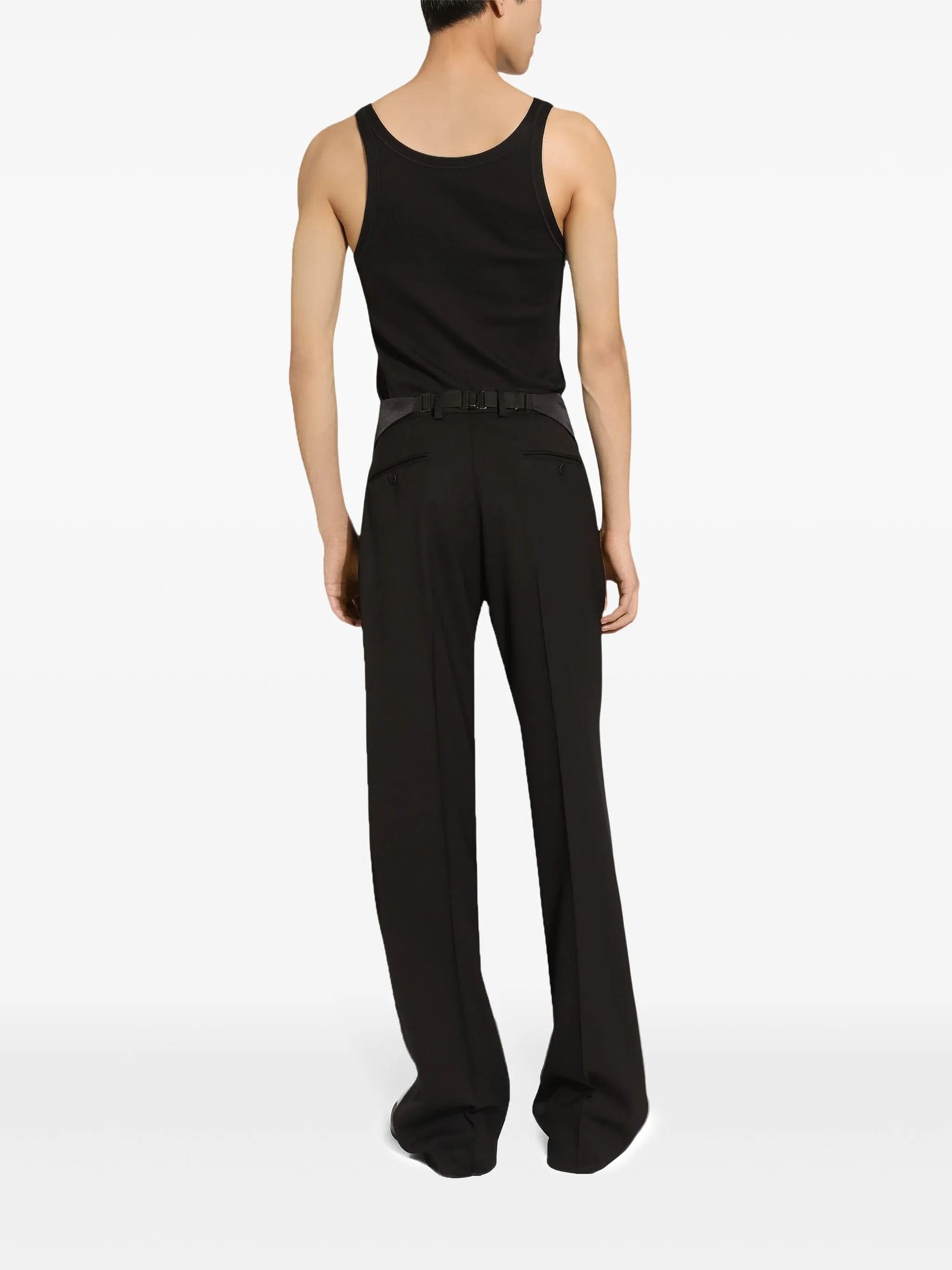 Dolce & Gabbana round neck sleeveless tank top