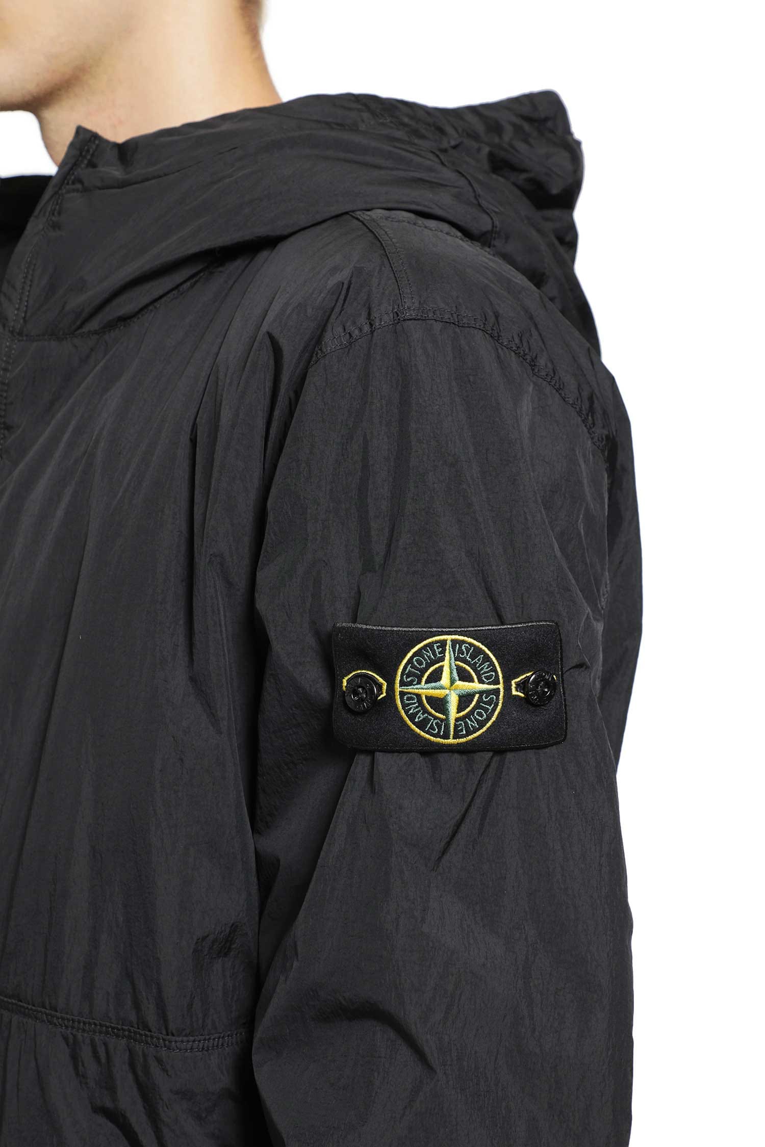 Stone Island 4100110 Crinkle Reps NY Hooded Jacket