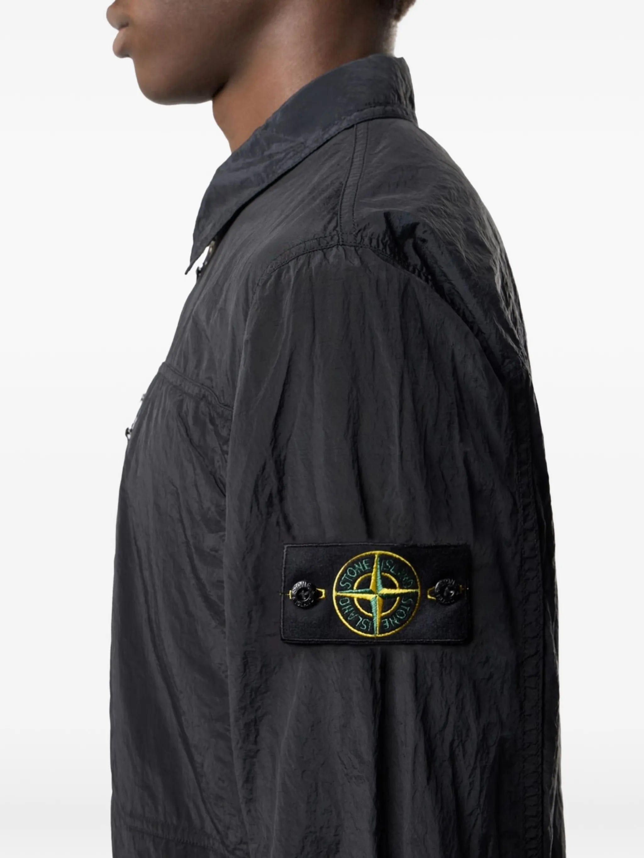 Stone Island zip shirt jacket