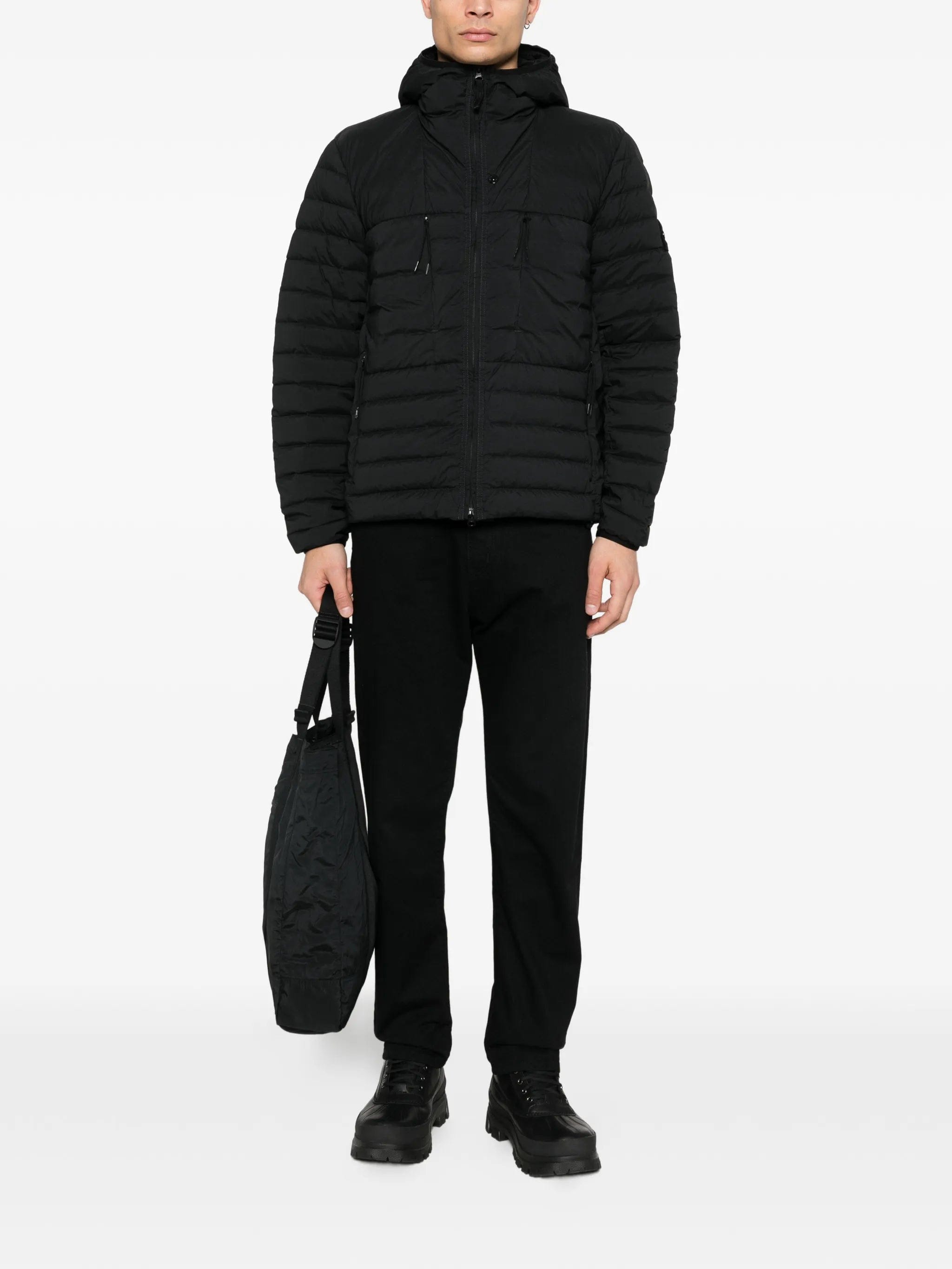Stone Island hooded padded jacket