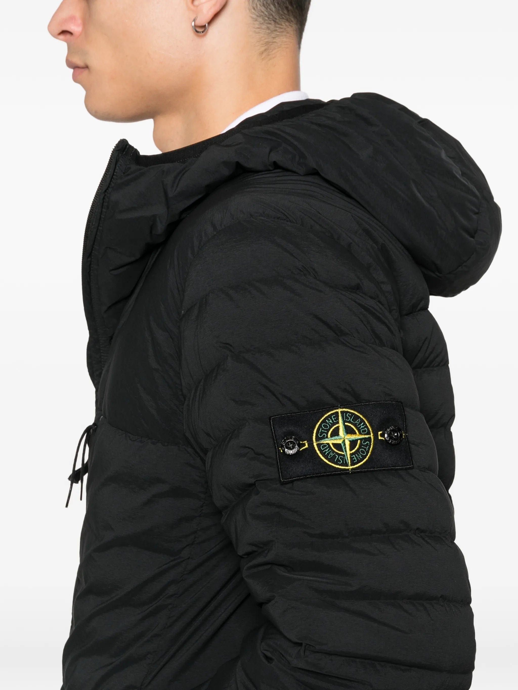 Stone Island hooded padded jacket
