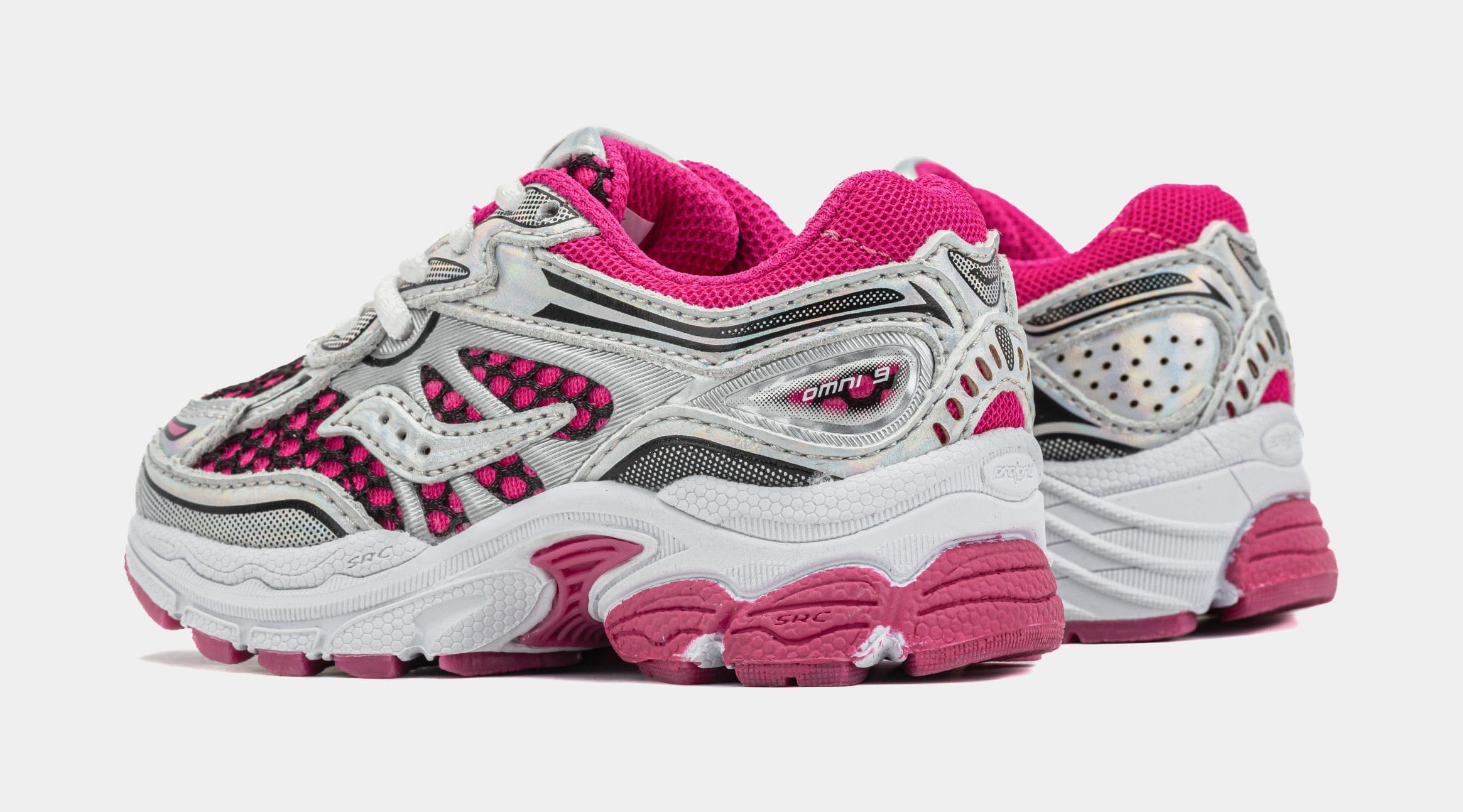 Saucony Omni 9 Infant Toddler Lifestyle Shoes (Pink/White)