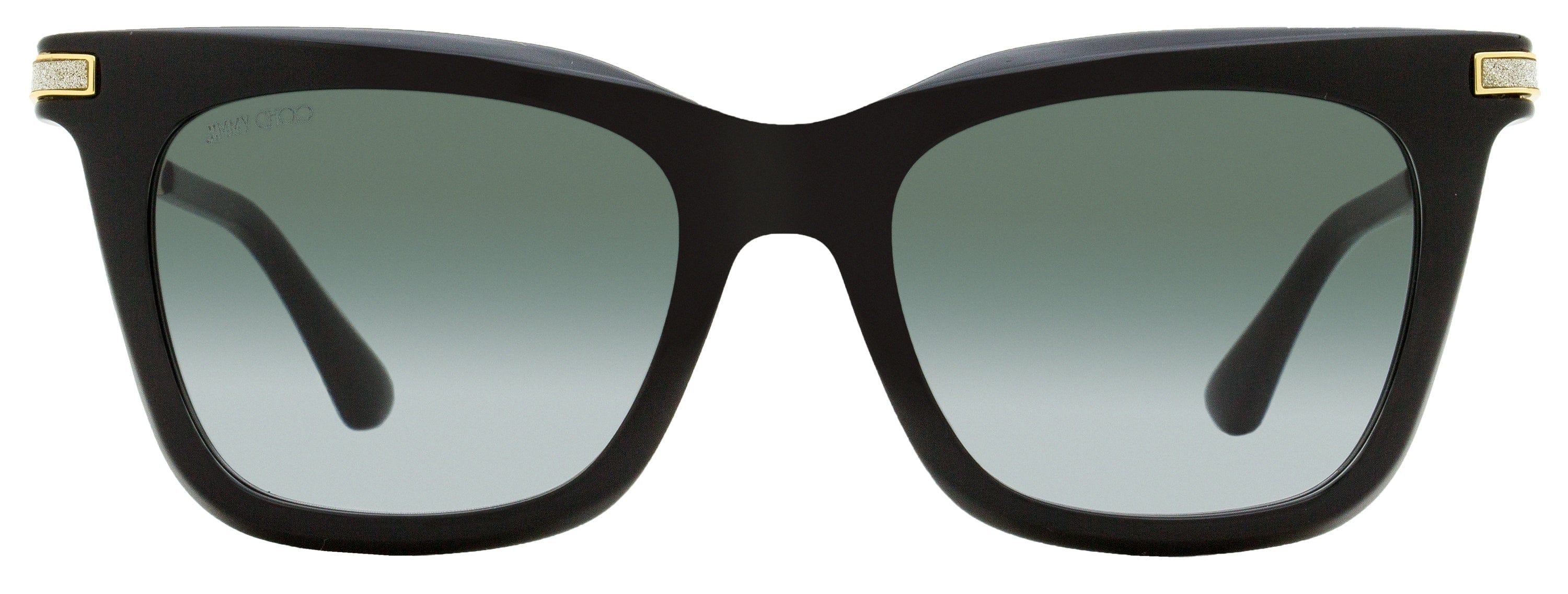 Jimmy Choo Rectangular Sunglasses Olye 8079O Black/Gold 52 mm