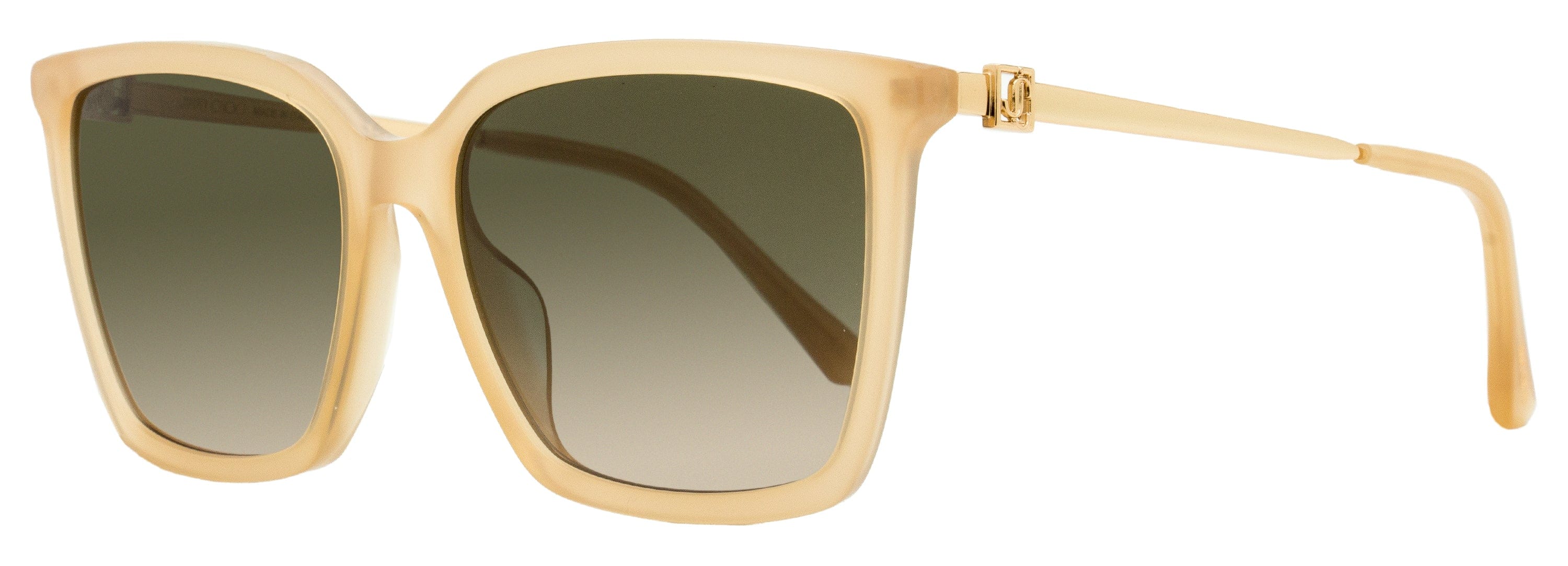 Jimmy Choo Square Sunglasses Totta /G FWMHA Nude/Gold 56 mm