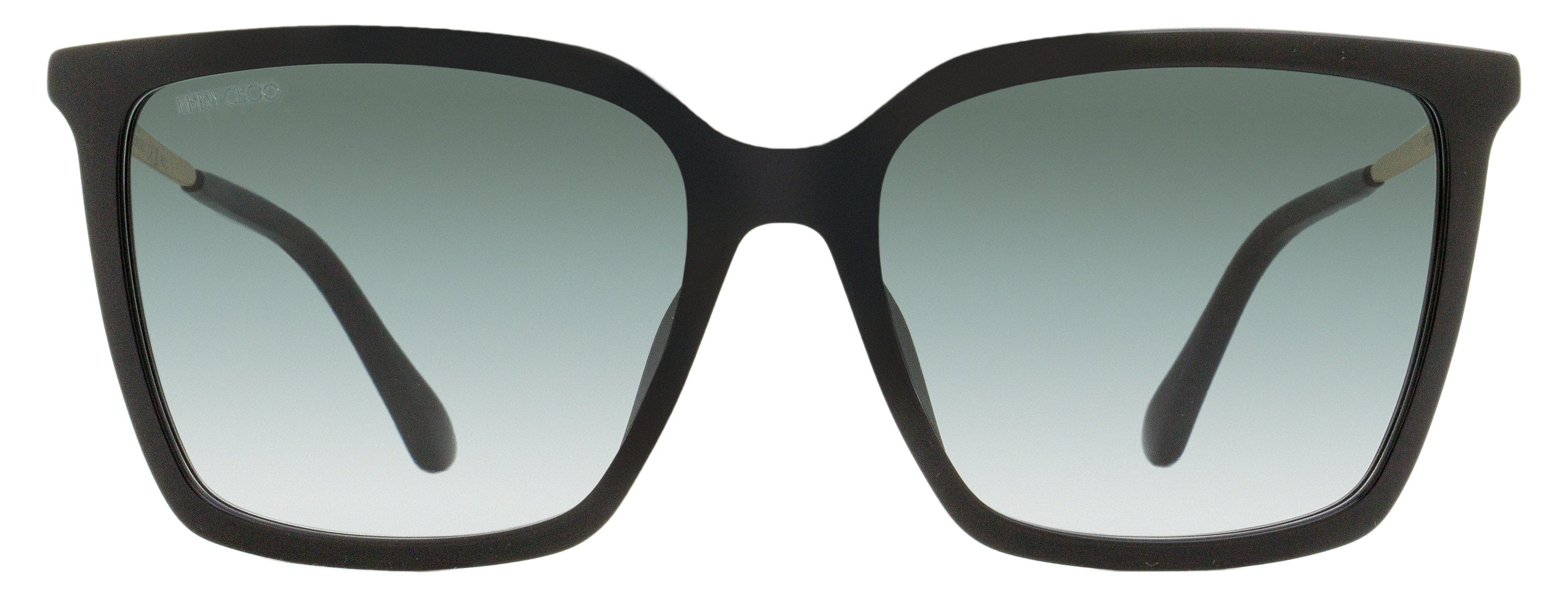 Jimmy Choo Square Sunglasses Totta /G 8079O Black/Gold 56 mm
