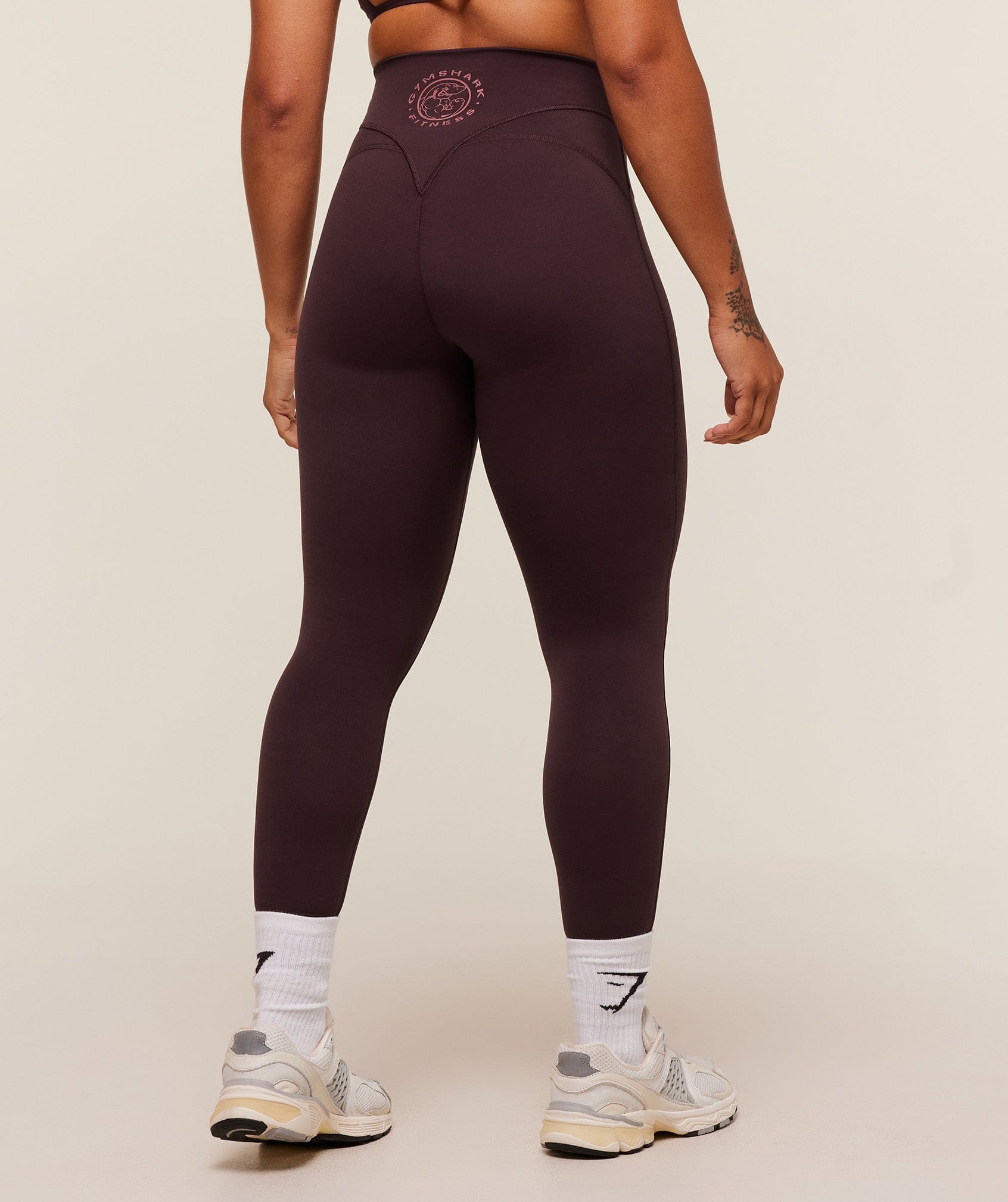 Gymshark Women's Gymshark Legacy Logo Leggings Cherry Purple