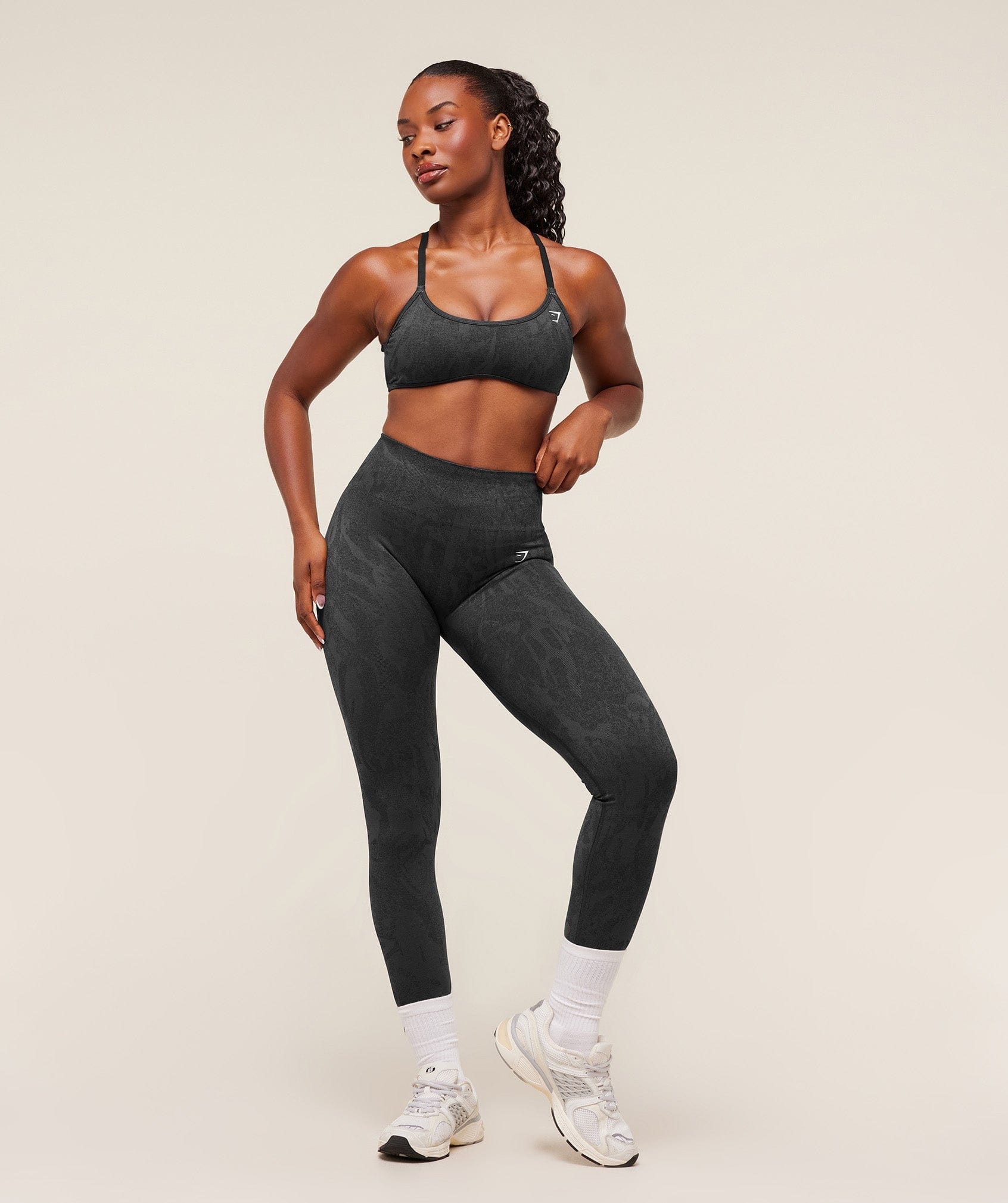 Gymshark Women's Gymshark Adapt Camo Seamless Leggings Asphalt Grey