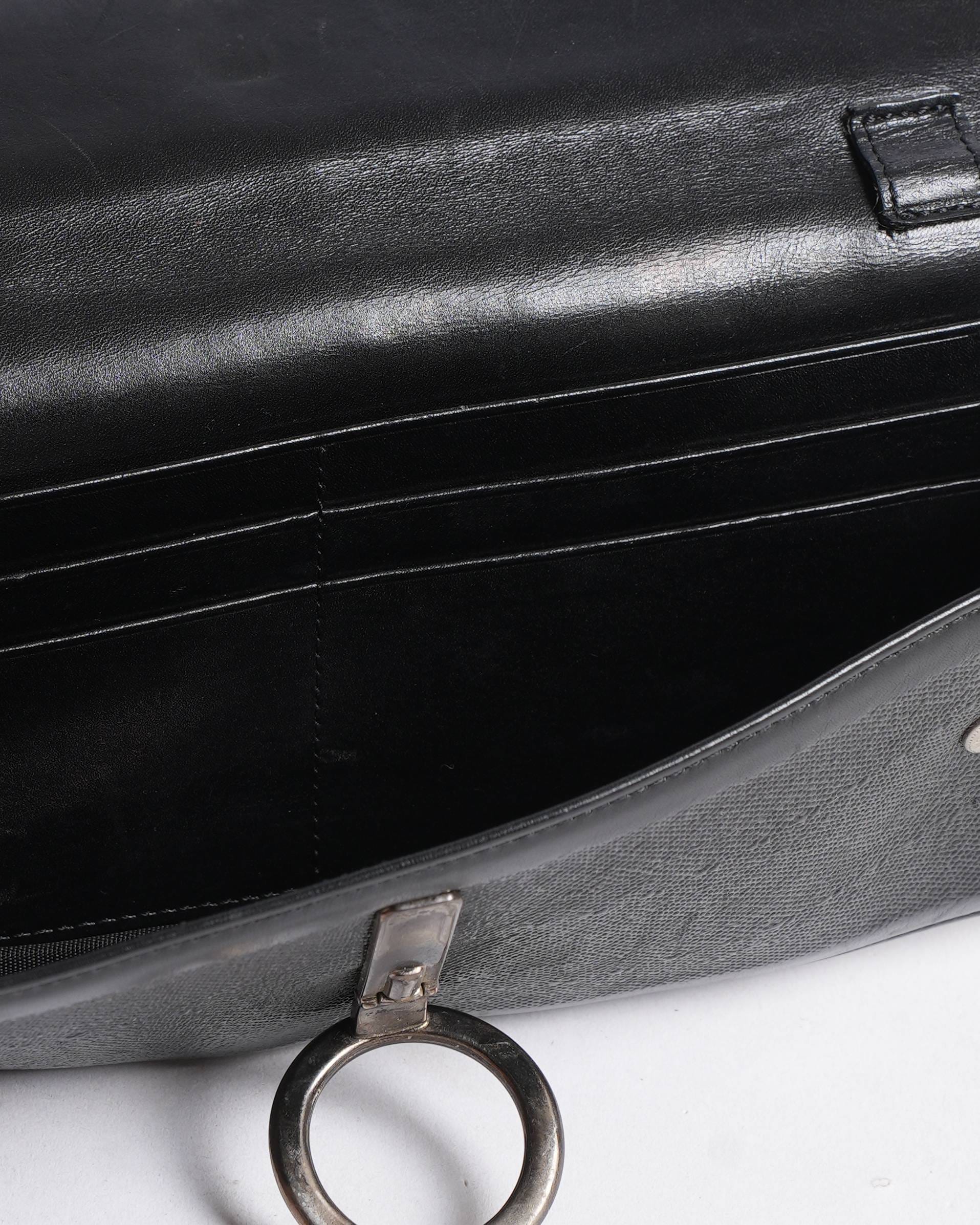 Bally long wallet with crossbody strap