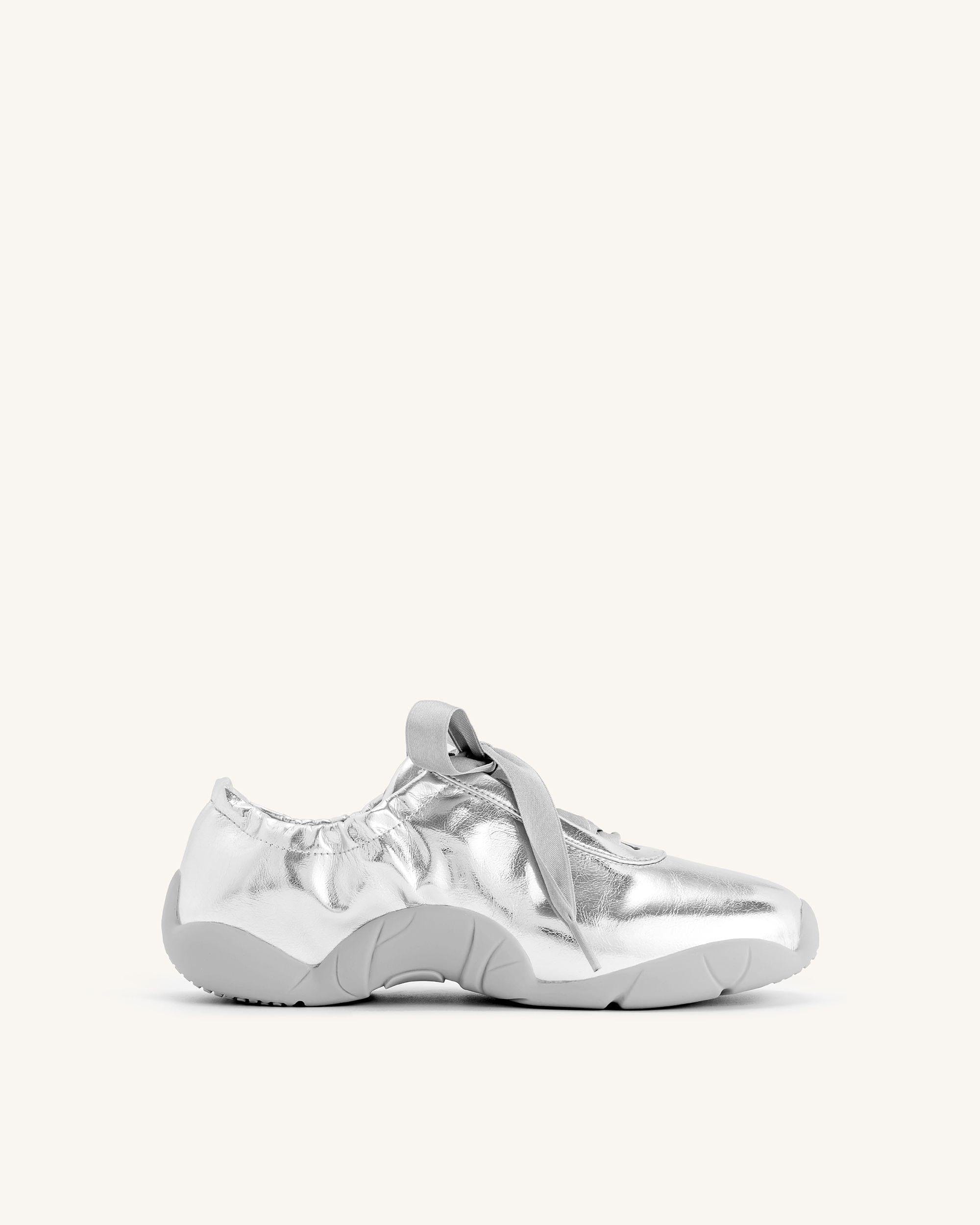 Jw Pei Flavia Ballerina Sneakers Silver
