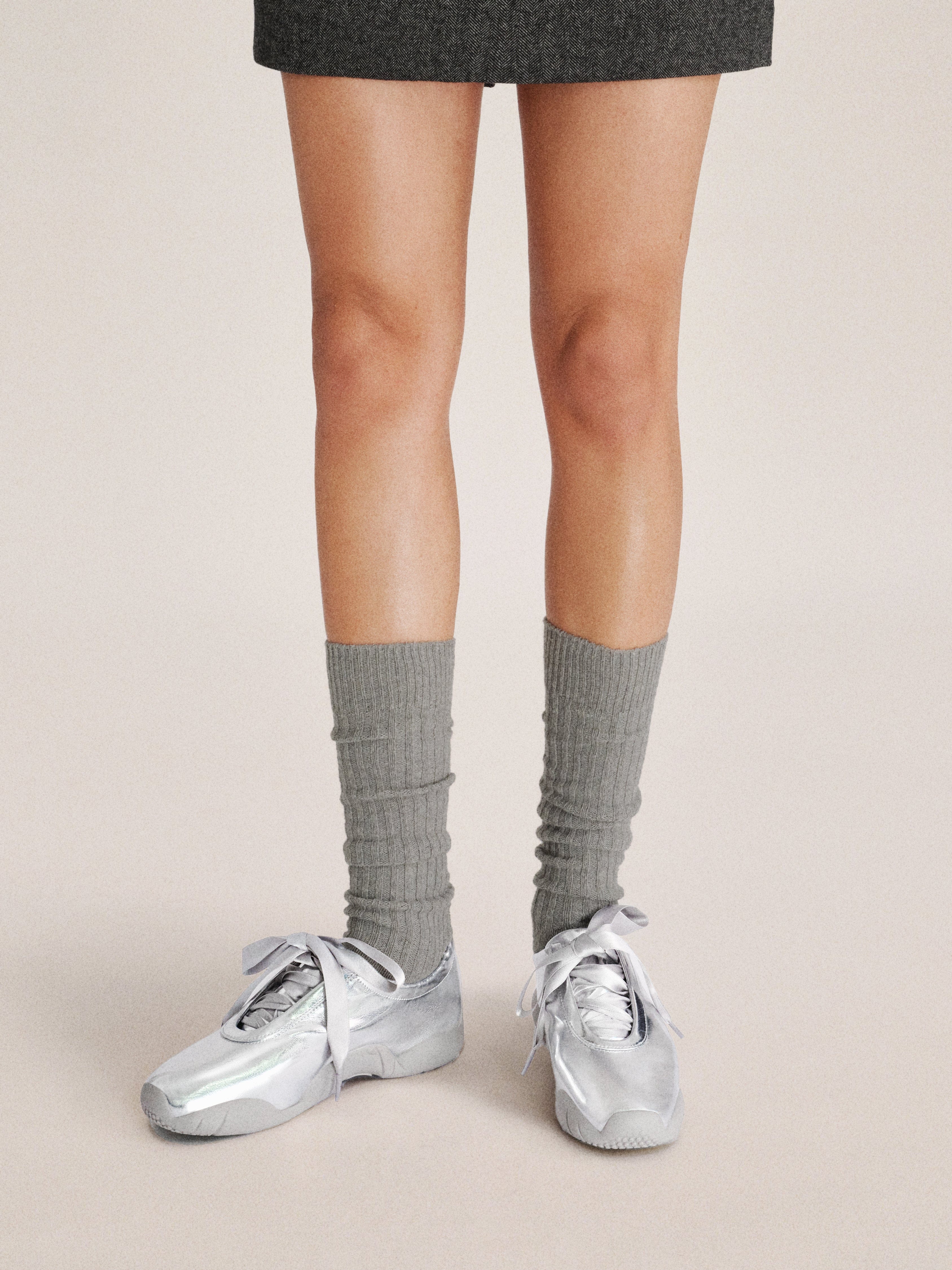 Jw Pei Flavia Ballerina Sneakers Silver