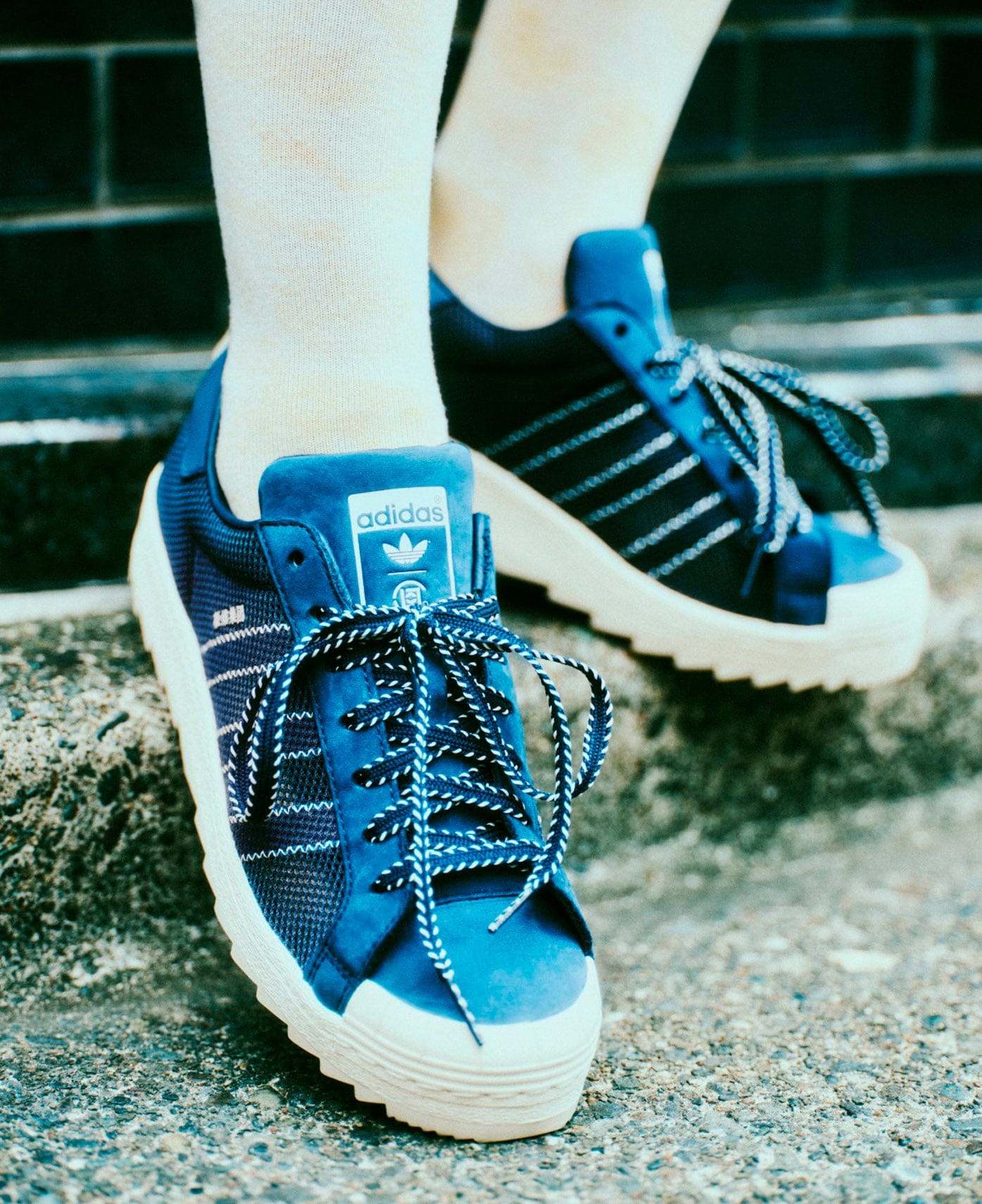 CLOT x Adidas CLOT Superstar Breathe (Navy)