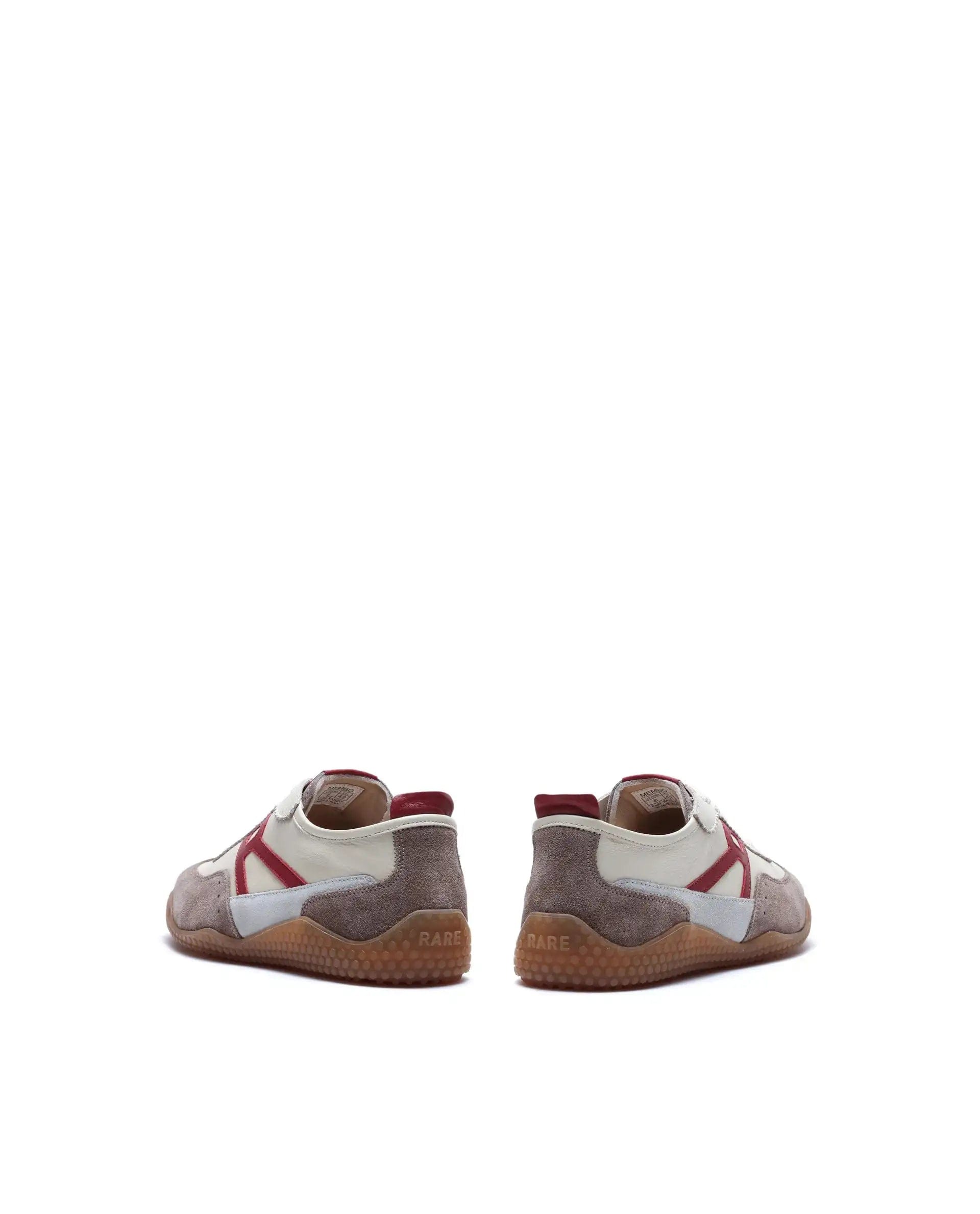 RAREZ Rare Rabbit Men's Membo Dark Beige Leather Fabric Sneaker