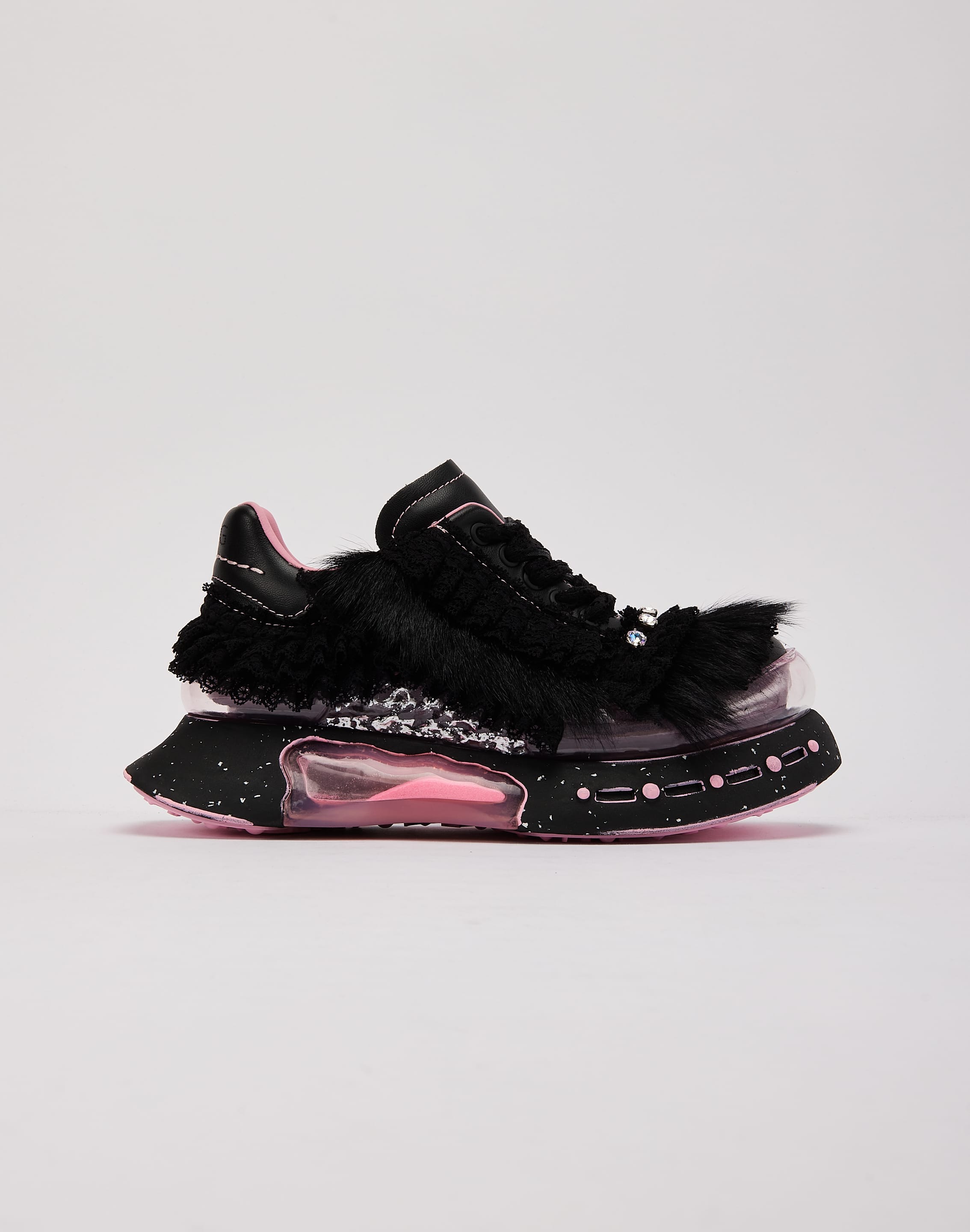OOG Pony Hair Platform Sneaker