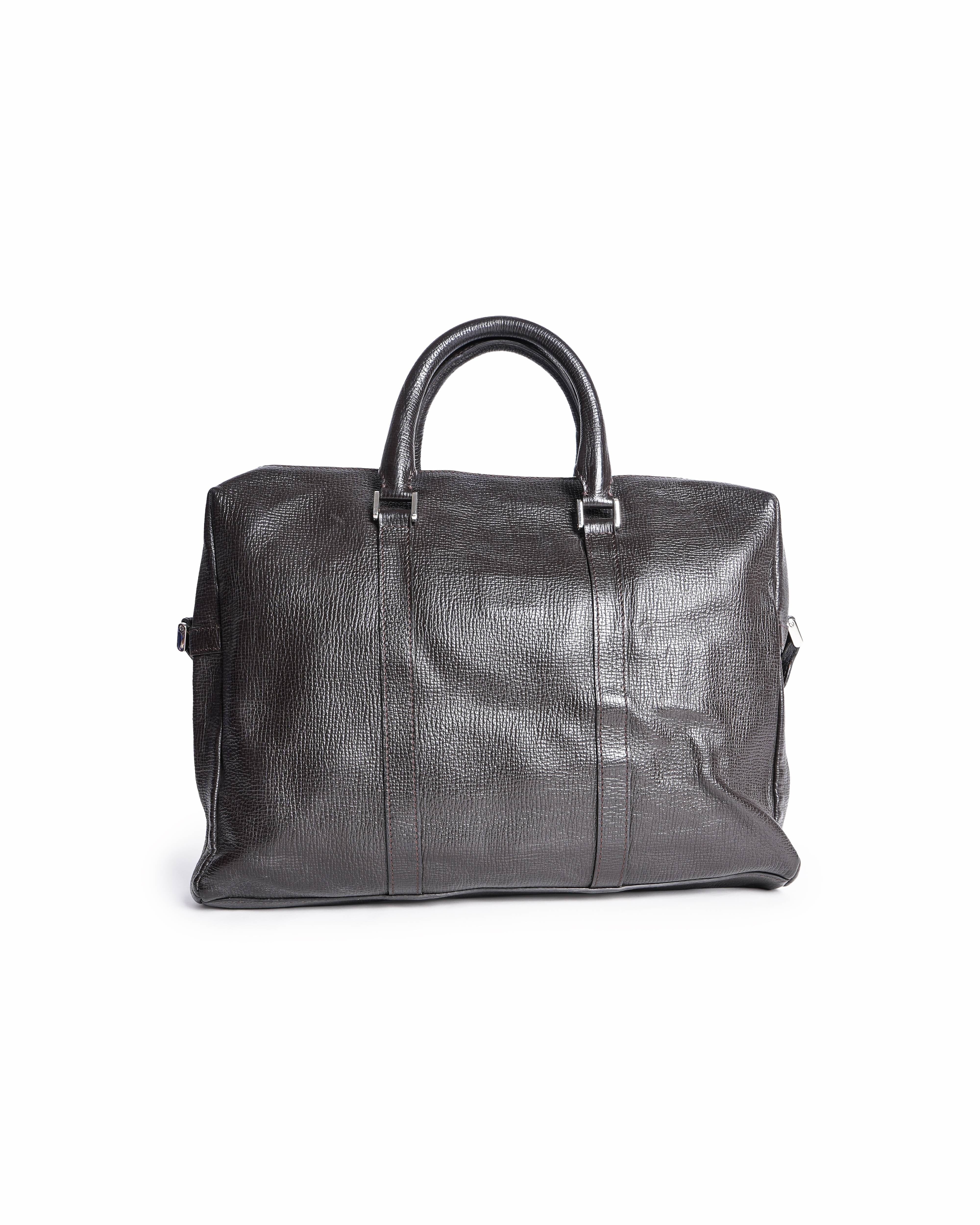 Montblanc Brown Soft Grain Meisterstück Shoulder Bag