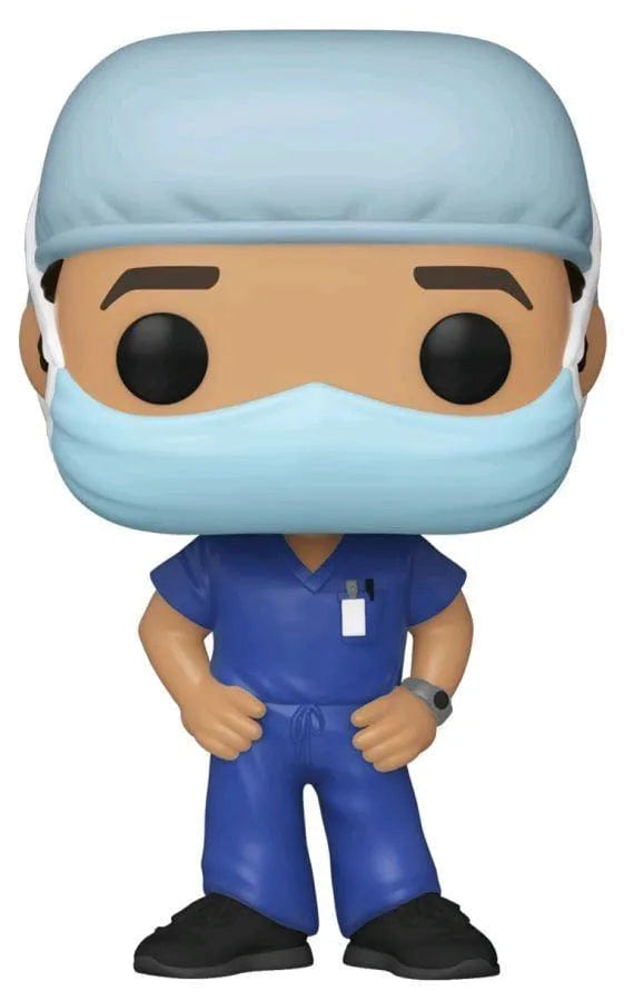 Funko Pop! Heroes - Front Line Worker Male Purple Pop! Vinyl
