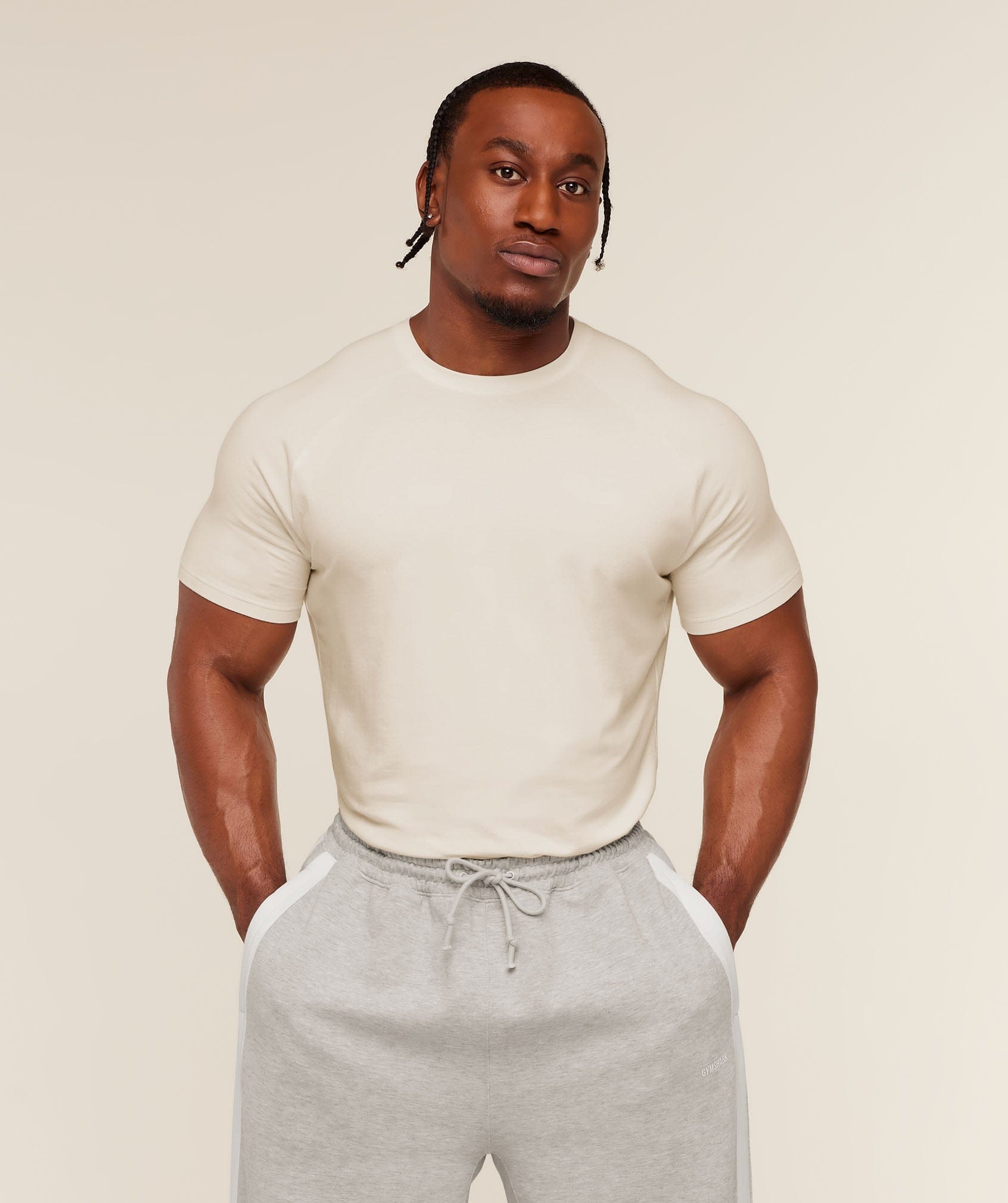Gymshark Gymshark x Cbum Essential T - Shirt Soft White