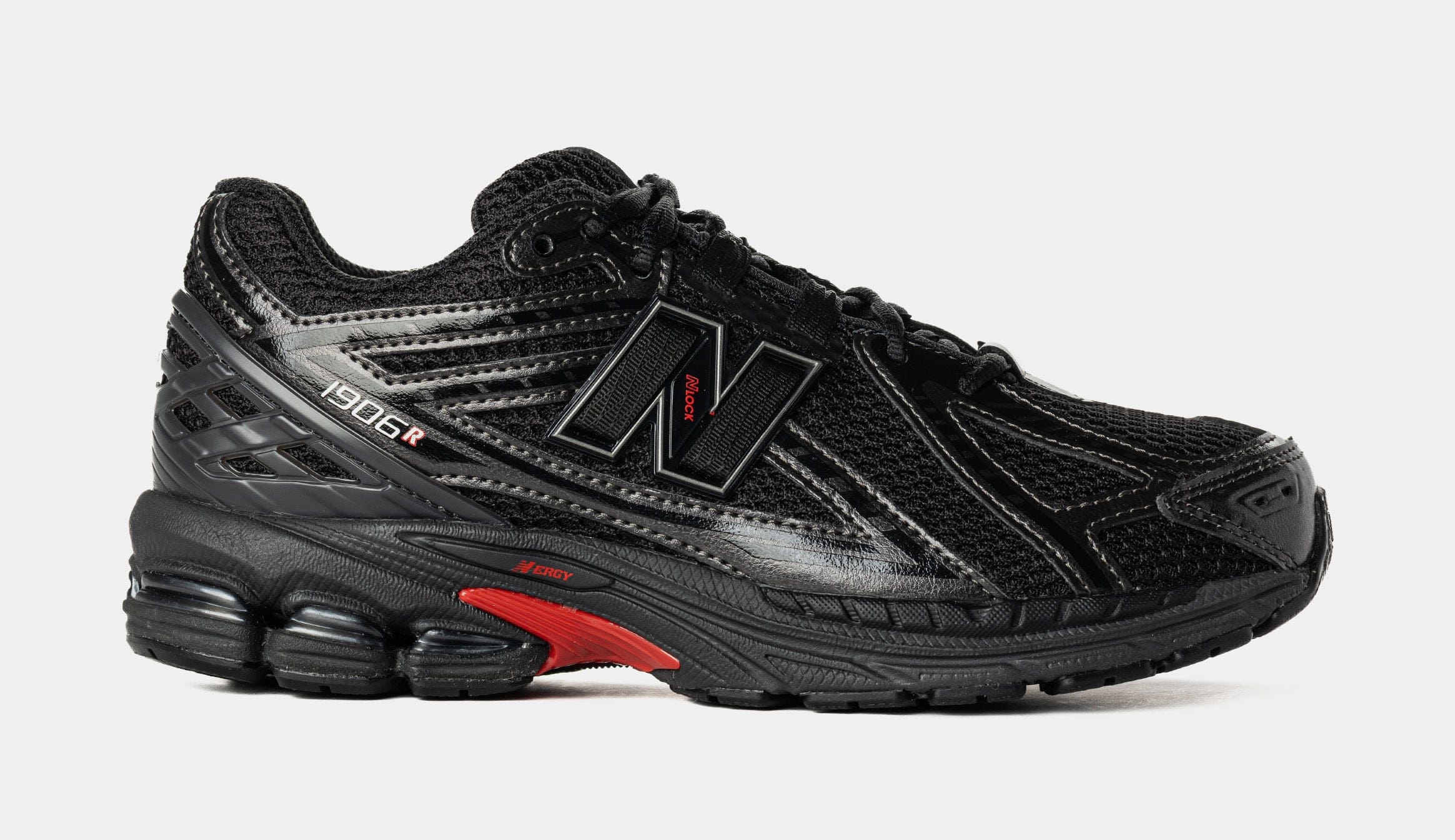 Newbalance Shoe Palace Exclusive x New Balance 1906 Grade School Running Shoes (Black/Red)