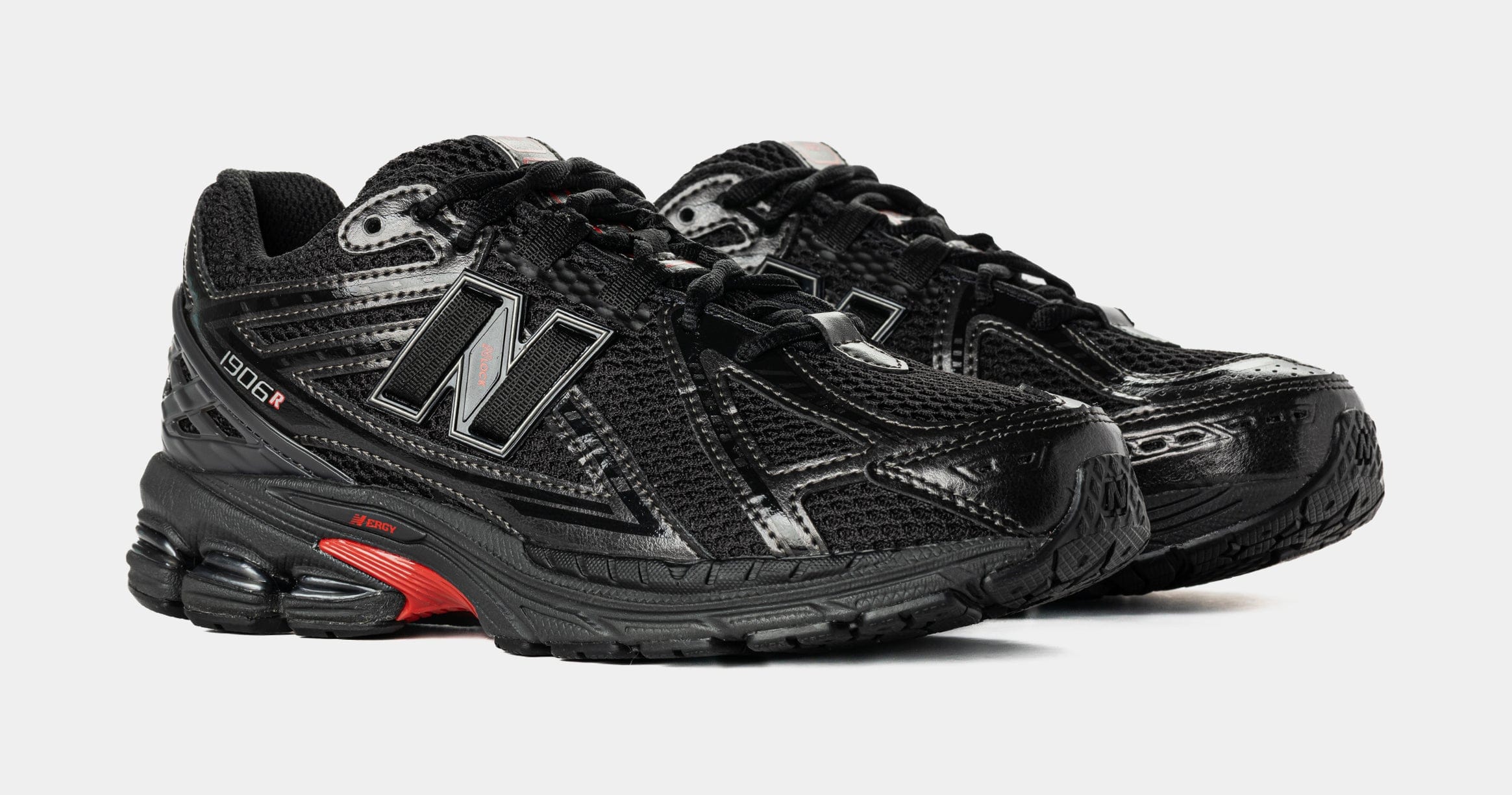 Newbalance Shoe Palace Exclusive x New Balance 1906 Grade School Running Shoes (Black/Red)
