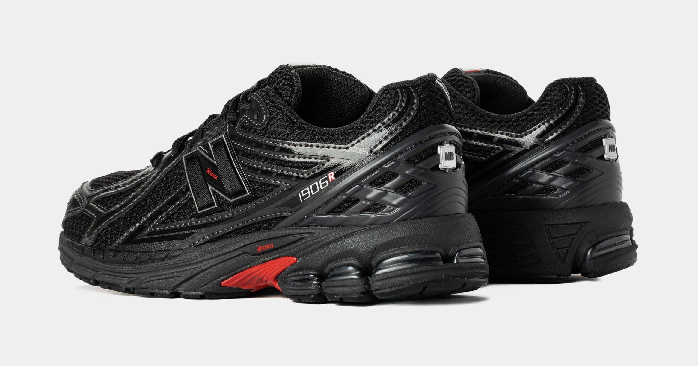Newbalance Shoe Palace Exclusive x New Balance 1906 Grade School Running Shoes (Black/Red)