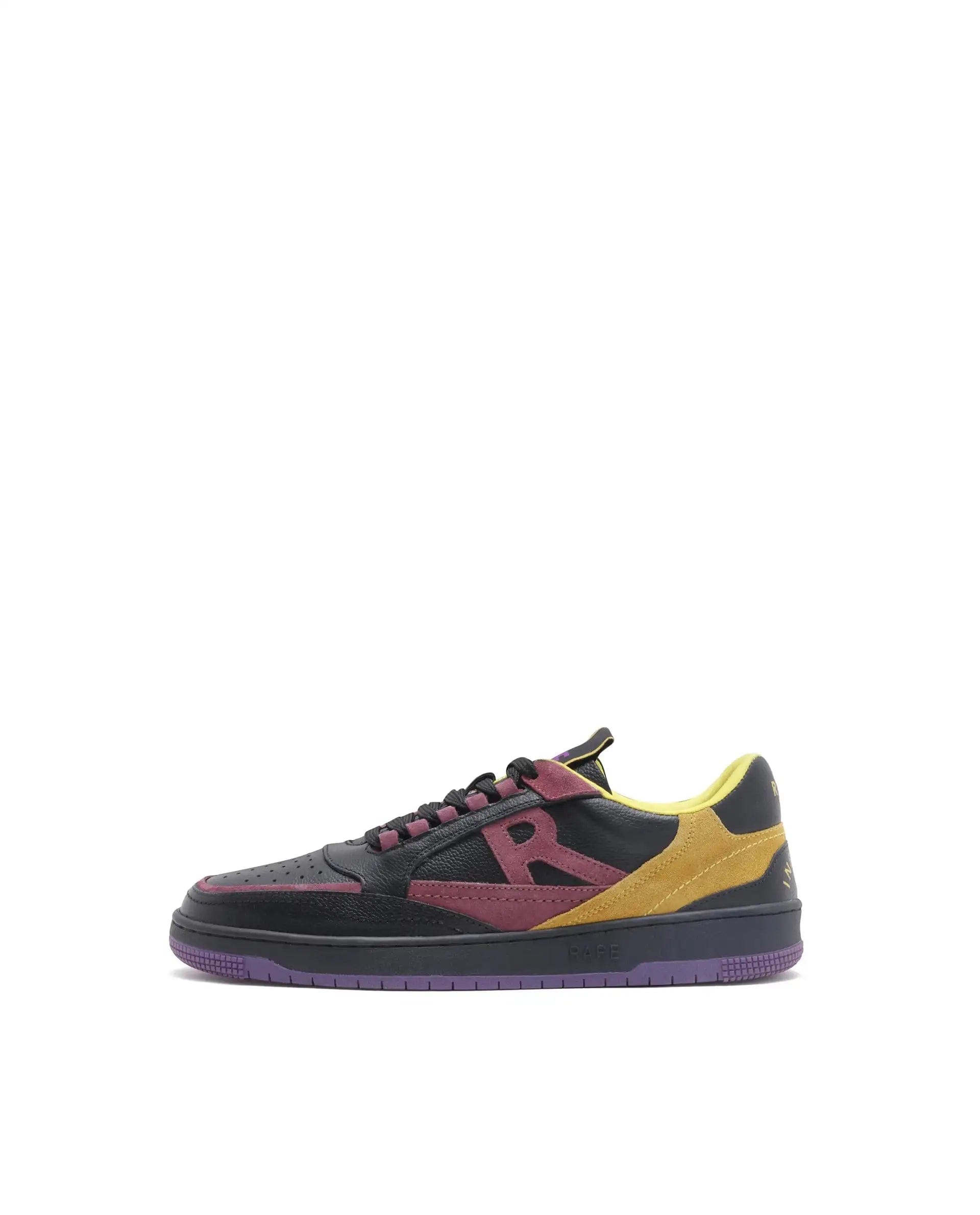 RAREZ Rare Rabbit Men Inferno Black Lace - Up Closure Sneaker