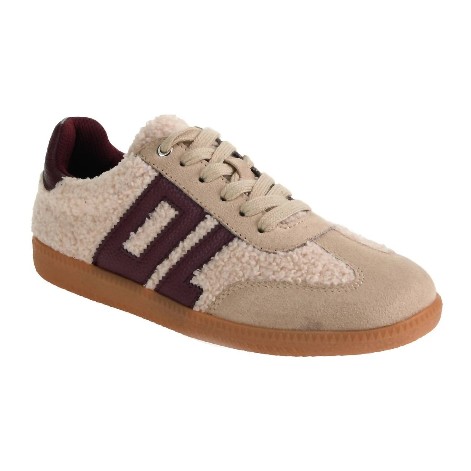 SHERPA Women's Sherpa Sneaker In Beige