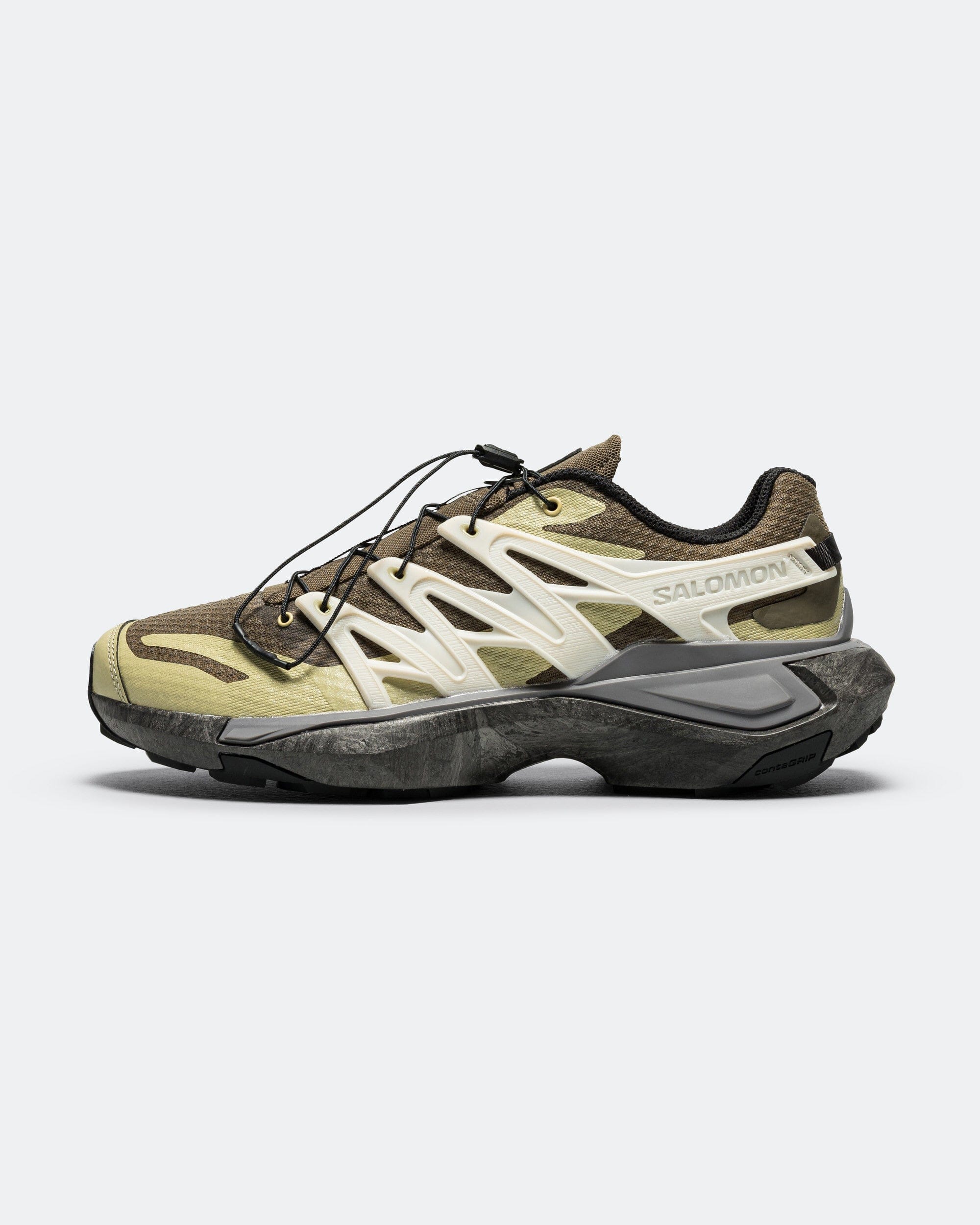 Salomon XT PU.RE Advanced - Stone Grey/Pale Olive Green - Vanilla Ice
