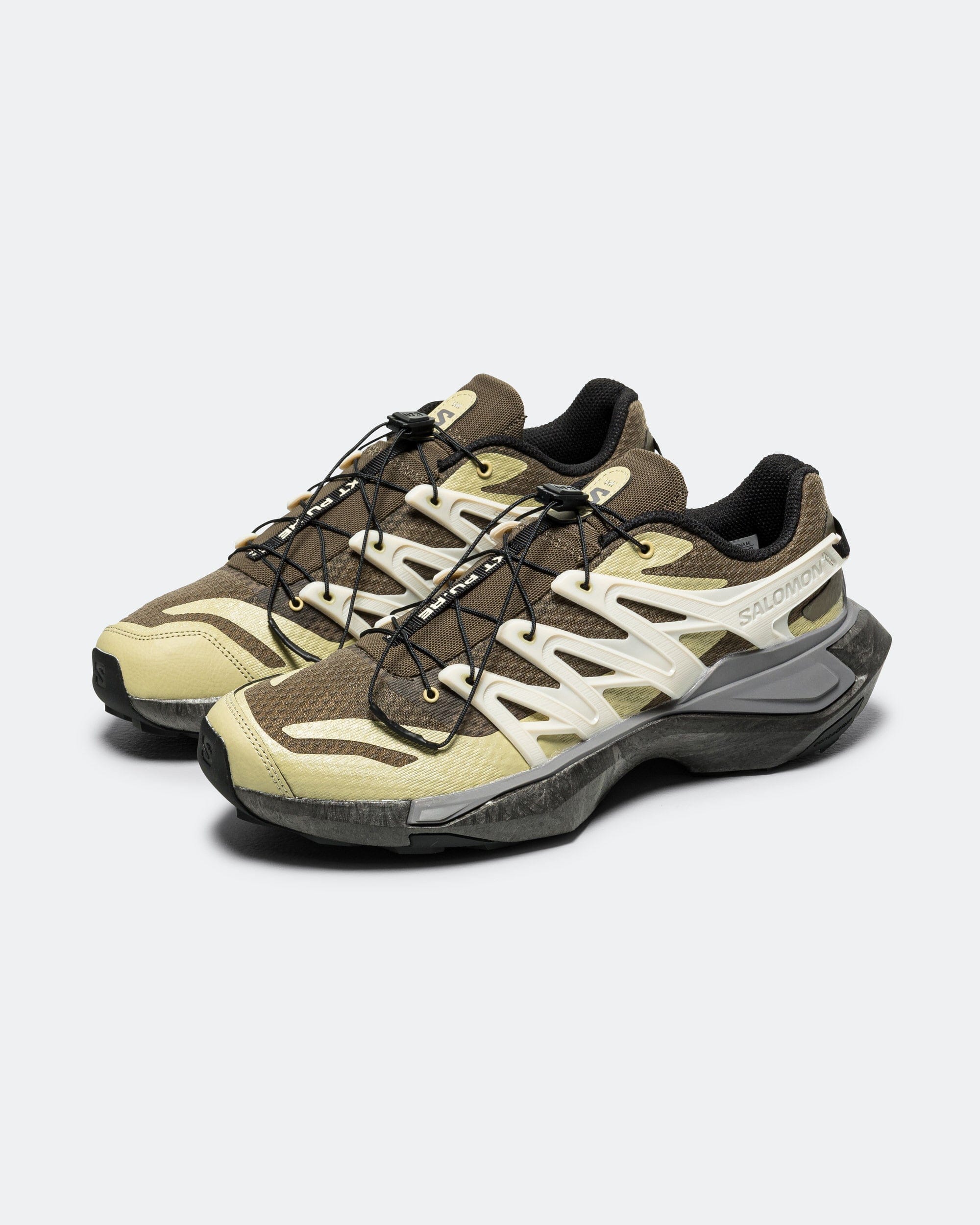 Salomon XT PU.RE Advanced - Stone Grey/Pale Olive Green - Vanilla Ice