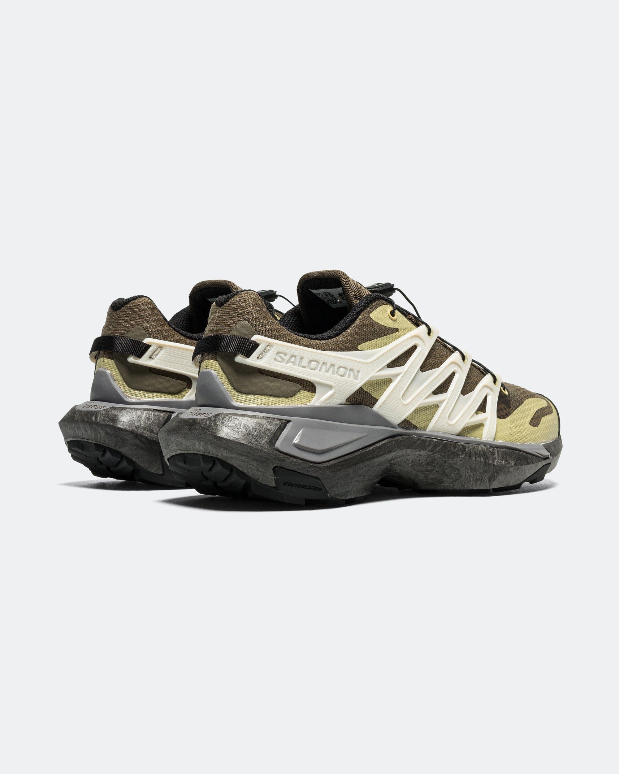 Salomon XT PU.RE Advanced - Stone Grey/Pale Olive Green - Vanilla Ice