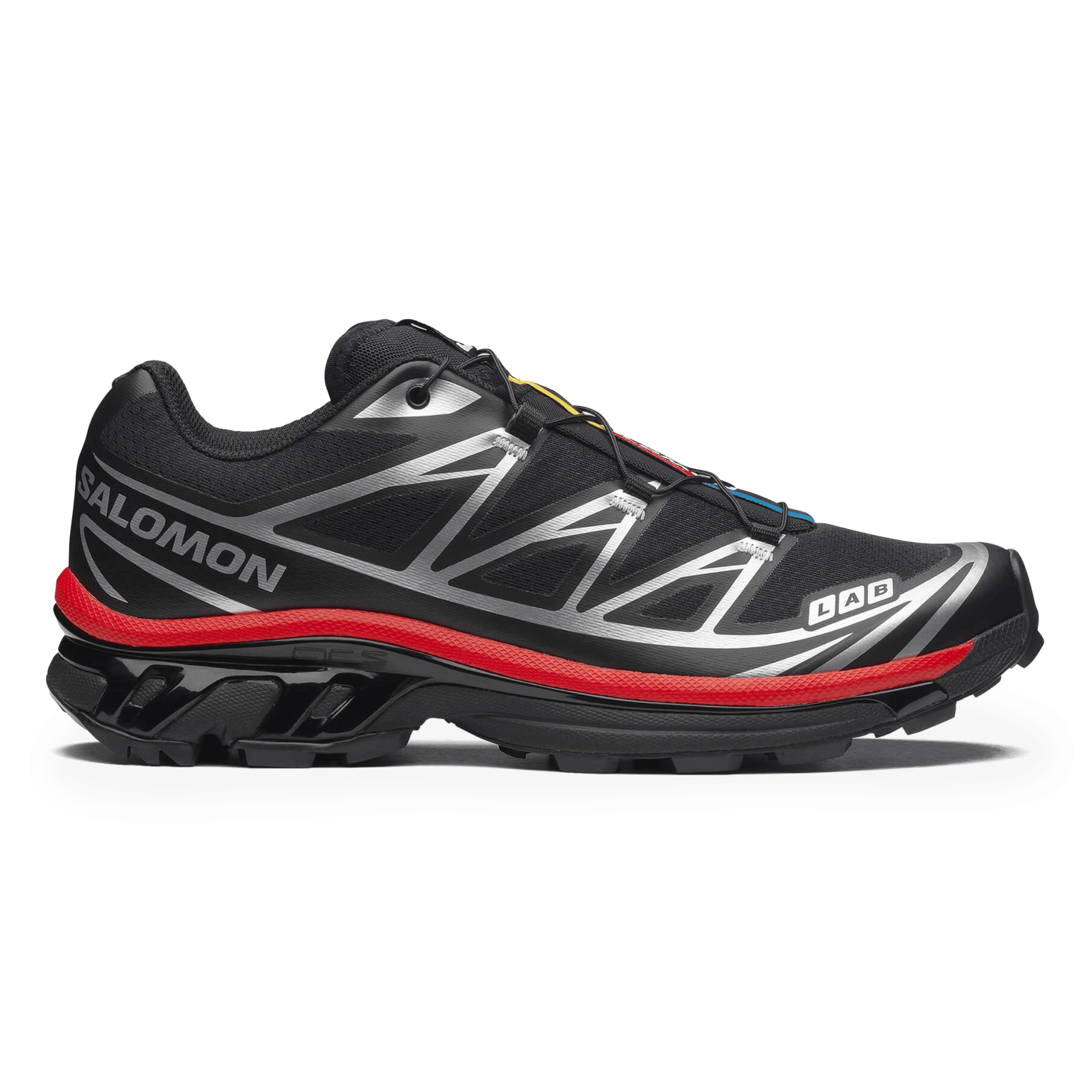 Salomon Men's XT - 6 Black/Fiery Red/Footwear Silver