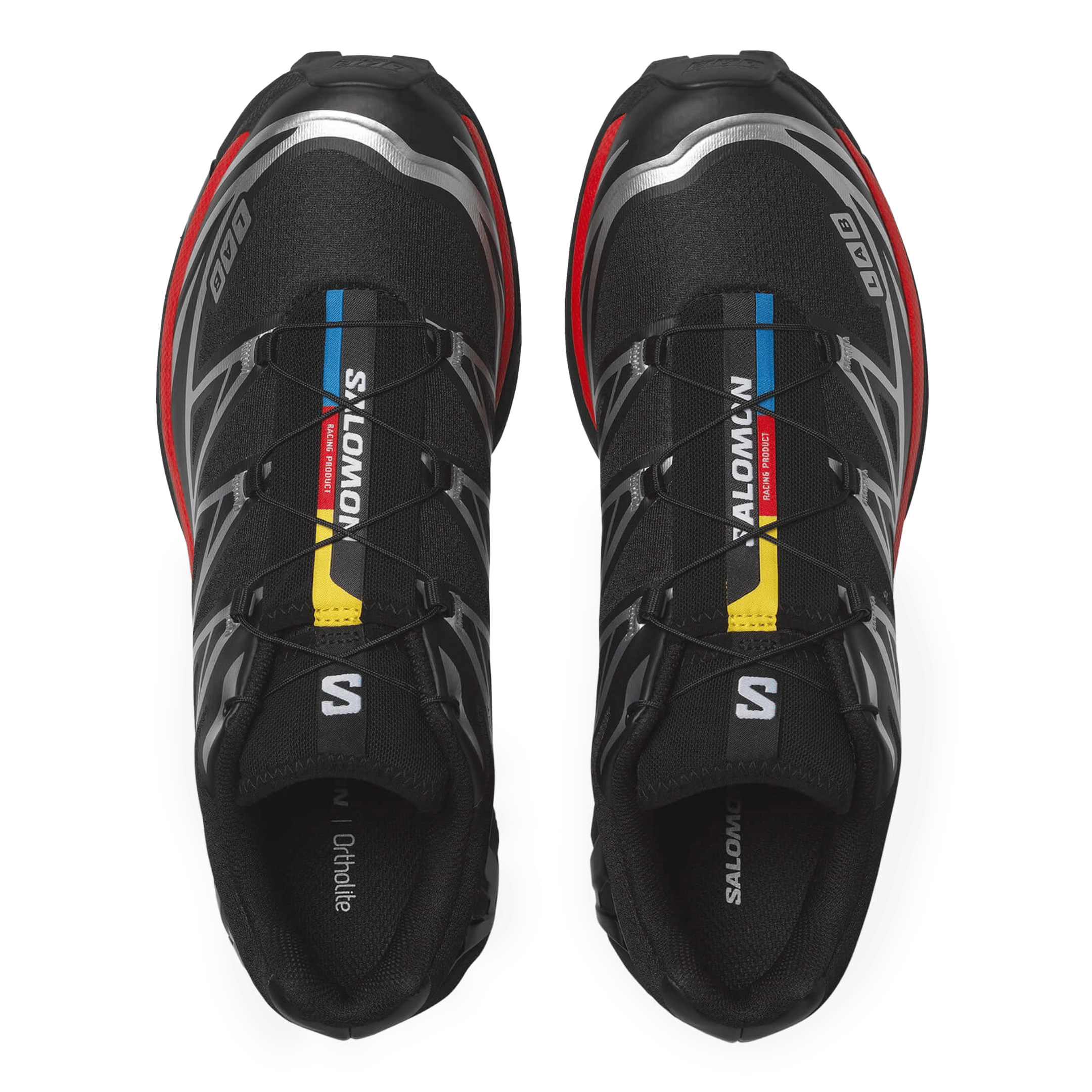 Salomon Men's XT - 6 Black/Fiery Red/Footwear Silver