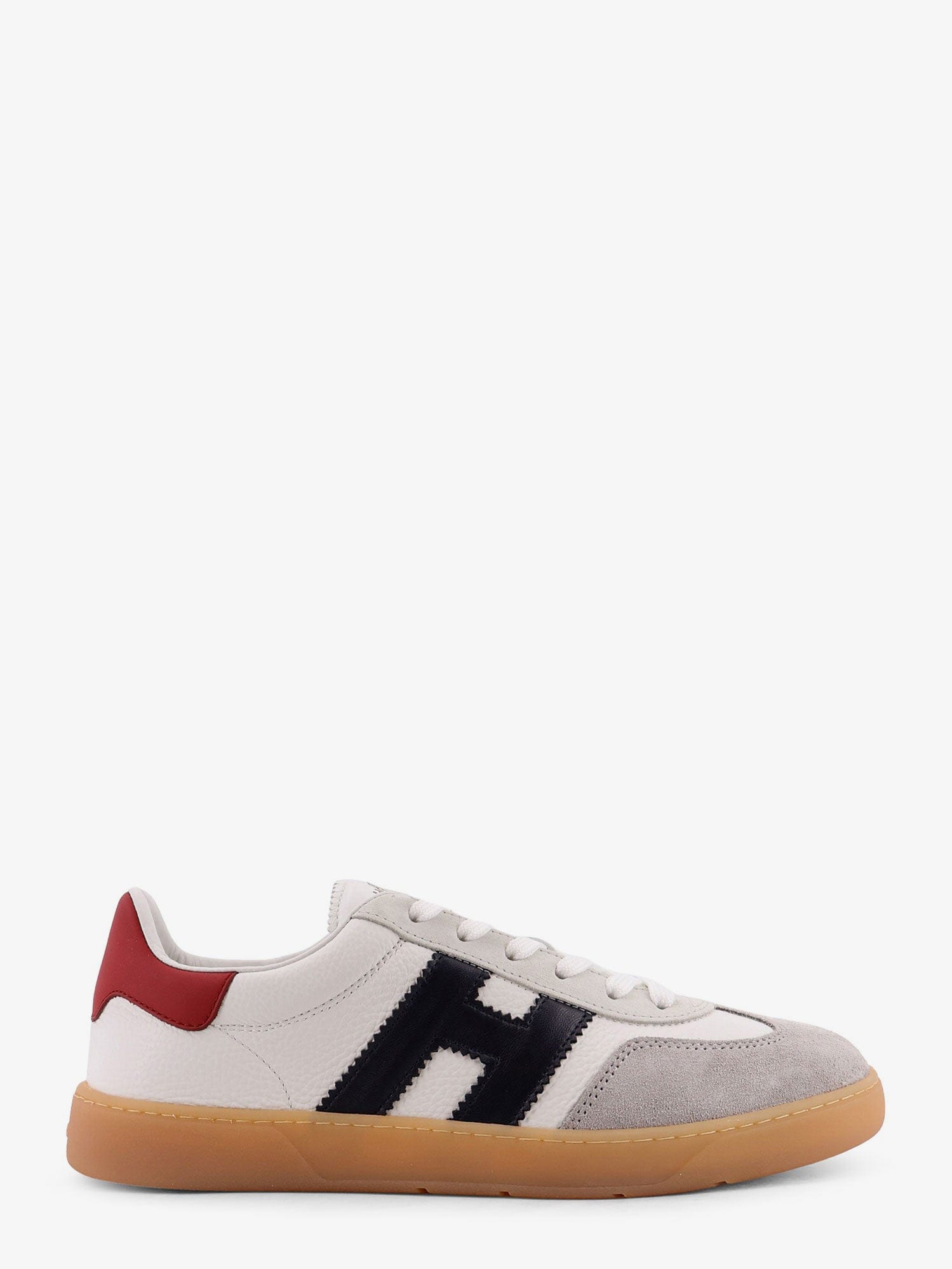 HOGAN Leather sneakers with suede inserts