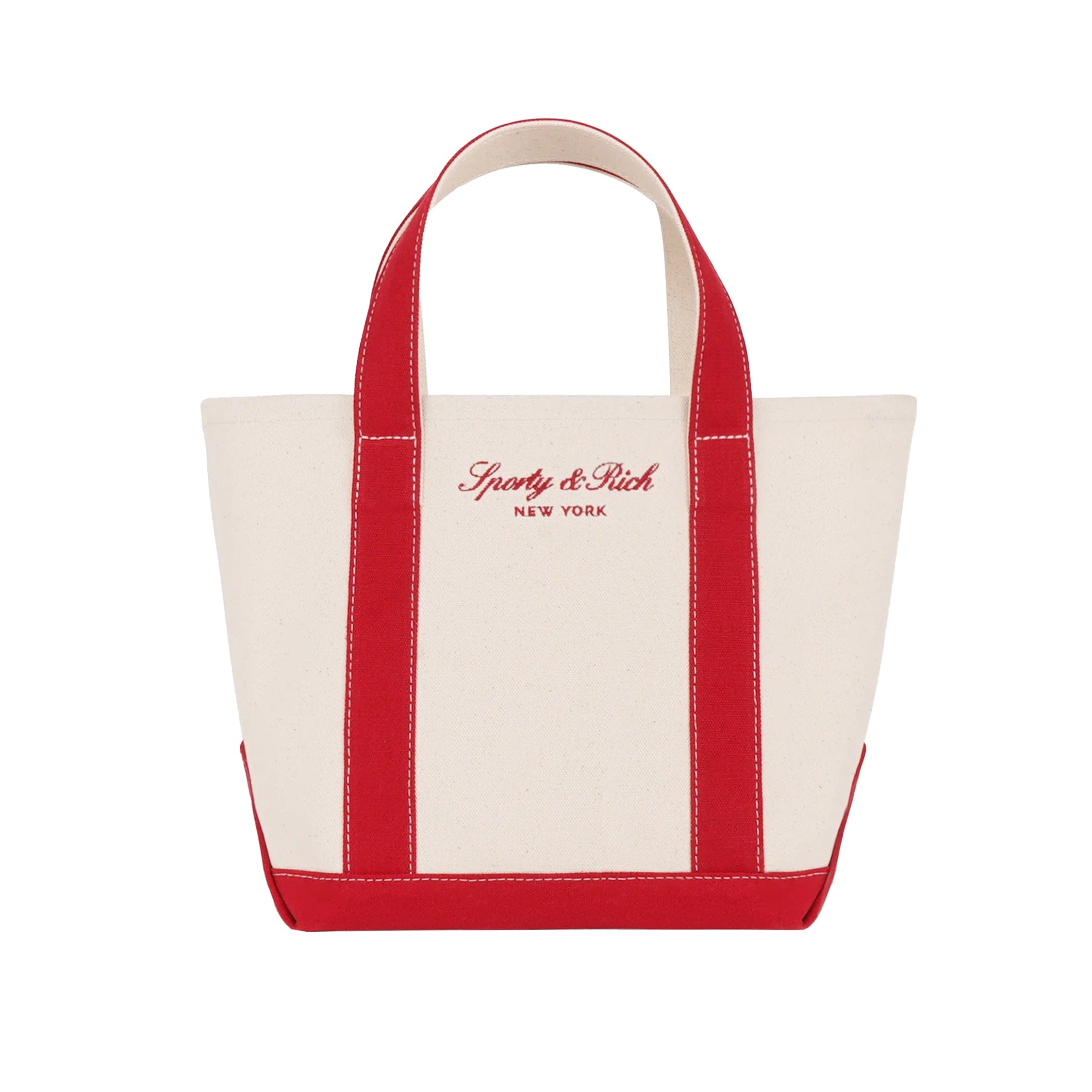 Sporty & Rich Signature NY Logo Mini Tote