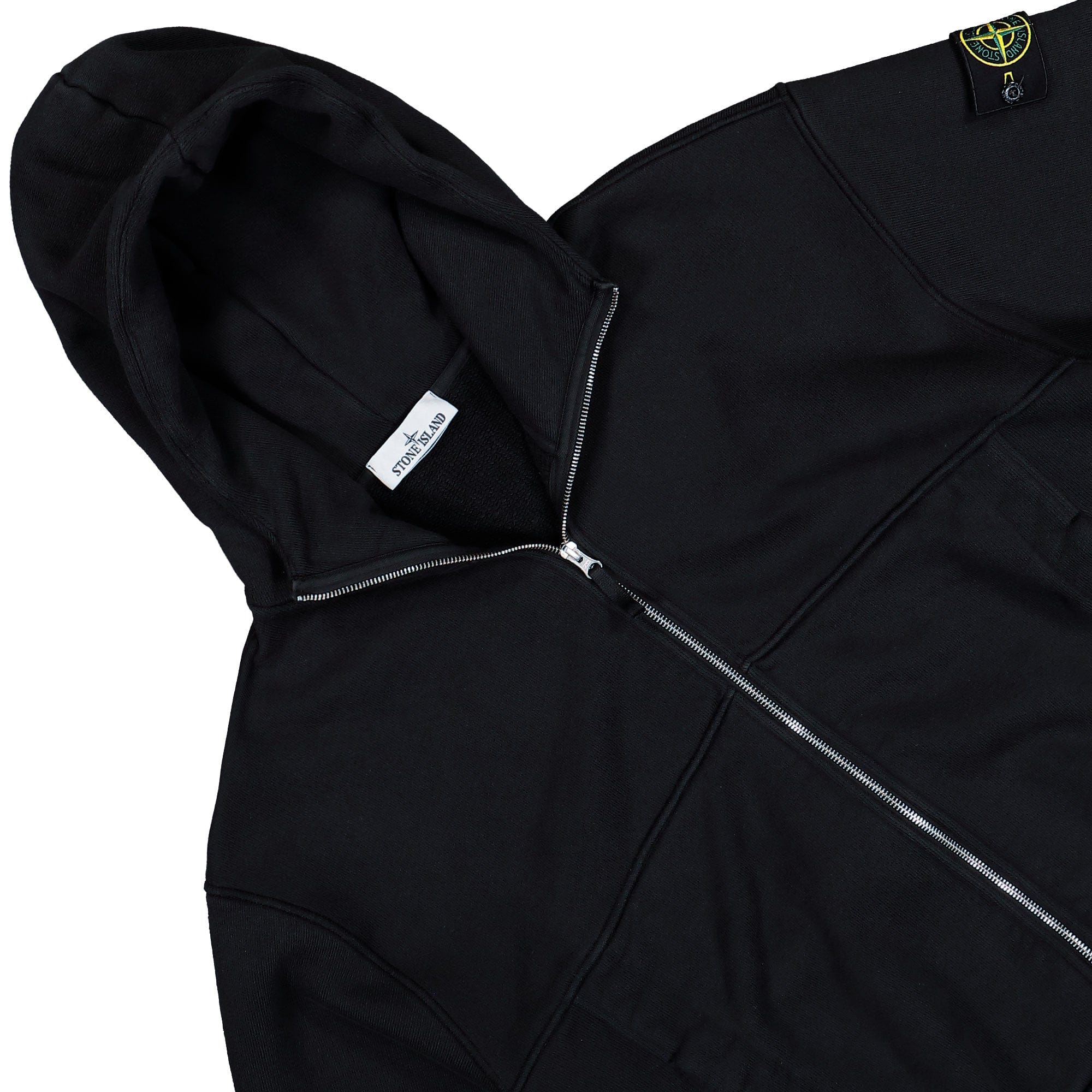 Stone Island Hooded Full - Zip Sweatshirt