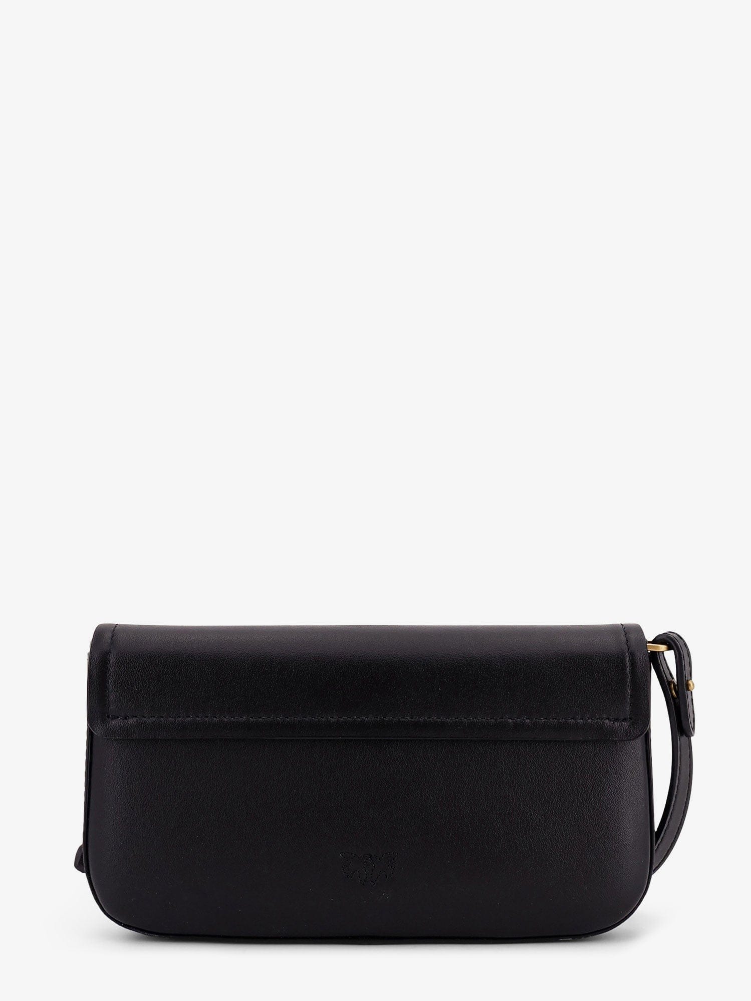 PINKO Saddle Flat leather crossbody bag