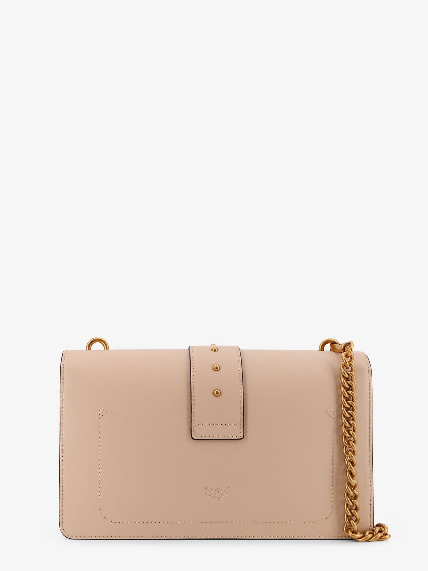 PINKO Love One leather crossbody bag