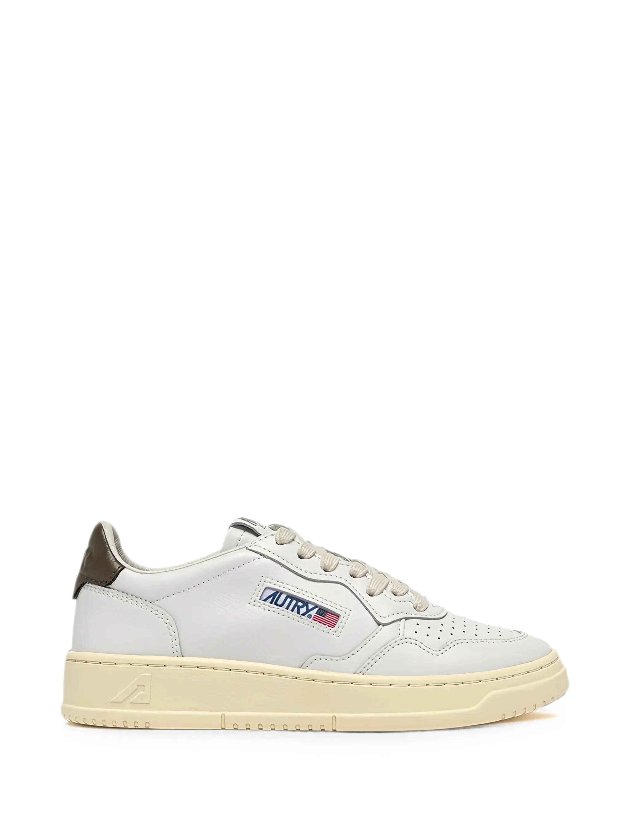 Autry Medalist Low perforated panelled sneakers