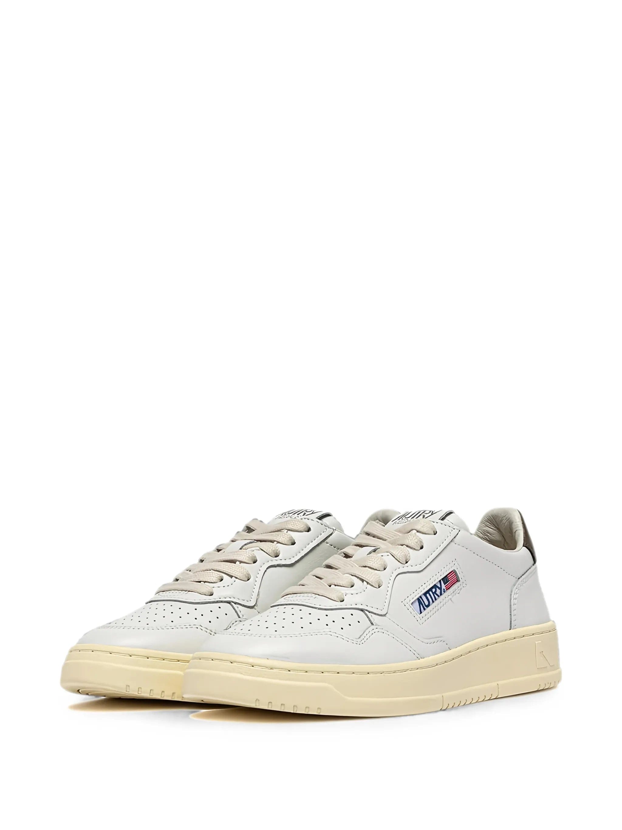 Autry Medalist Low perforated panelled sneakers