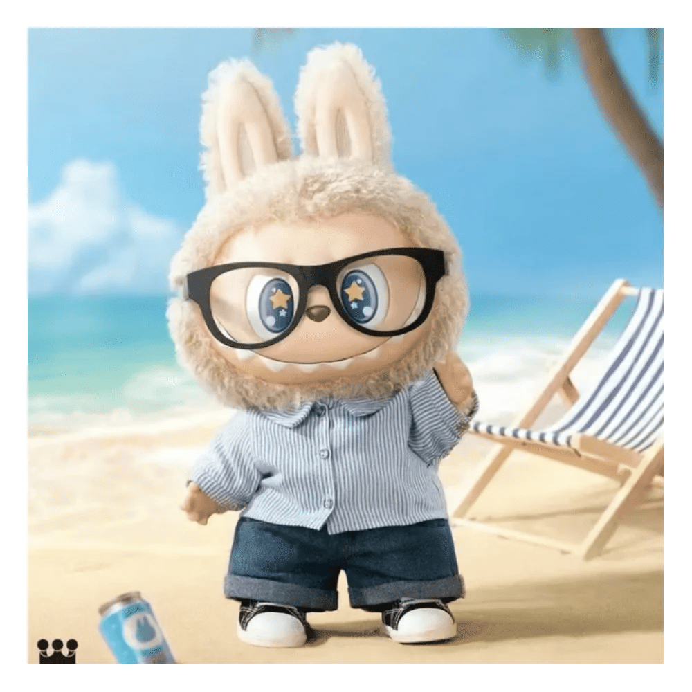 Medicom Toy POP MART LABUBU THE MONSTERS 夏日 FLIP WITH ME 搪膠毛絨 公仔