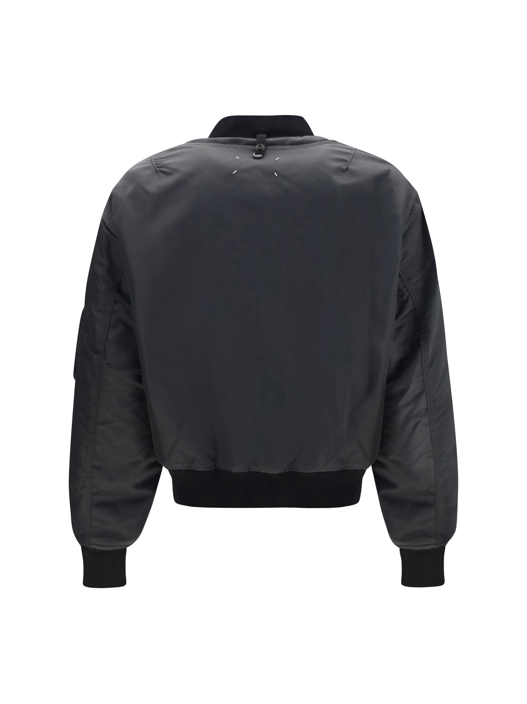Maison Margiela Reversible Bomber Down Jacket — Gray