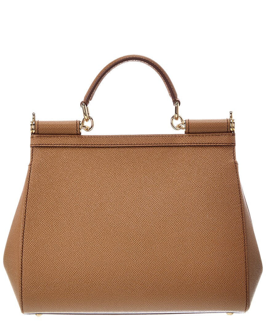 Dolce & Gabbana Sicily Large Leather Satchel