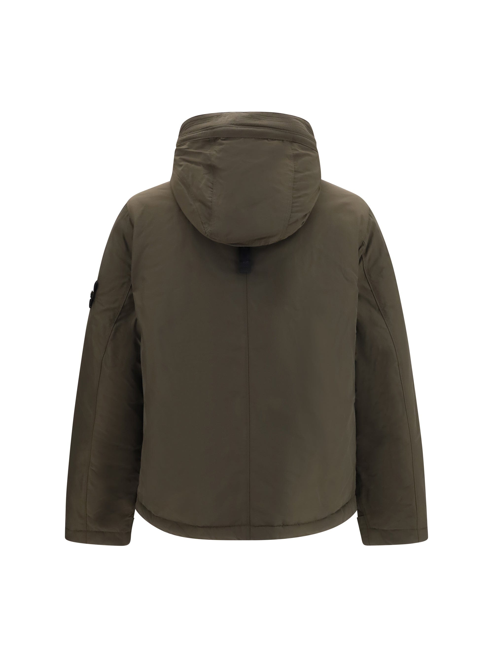 Stone Island Padded Micro Twill Down Jacket — Gray