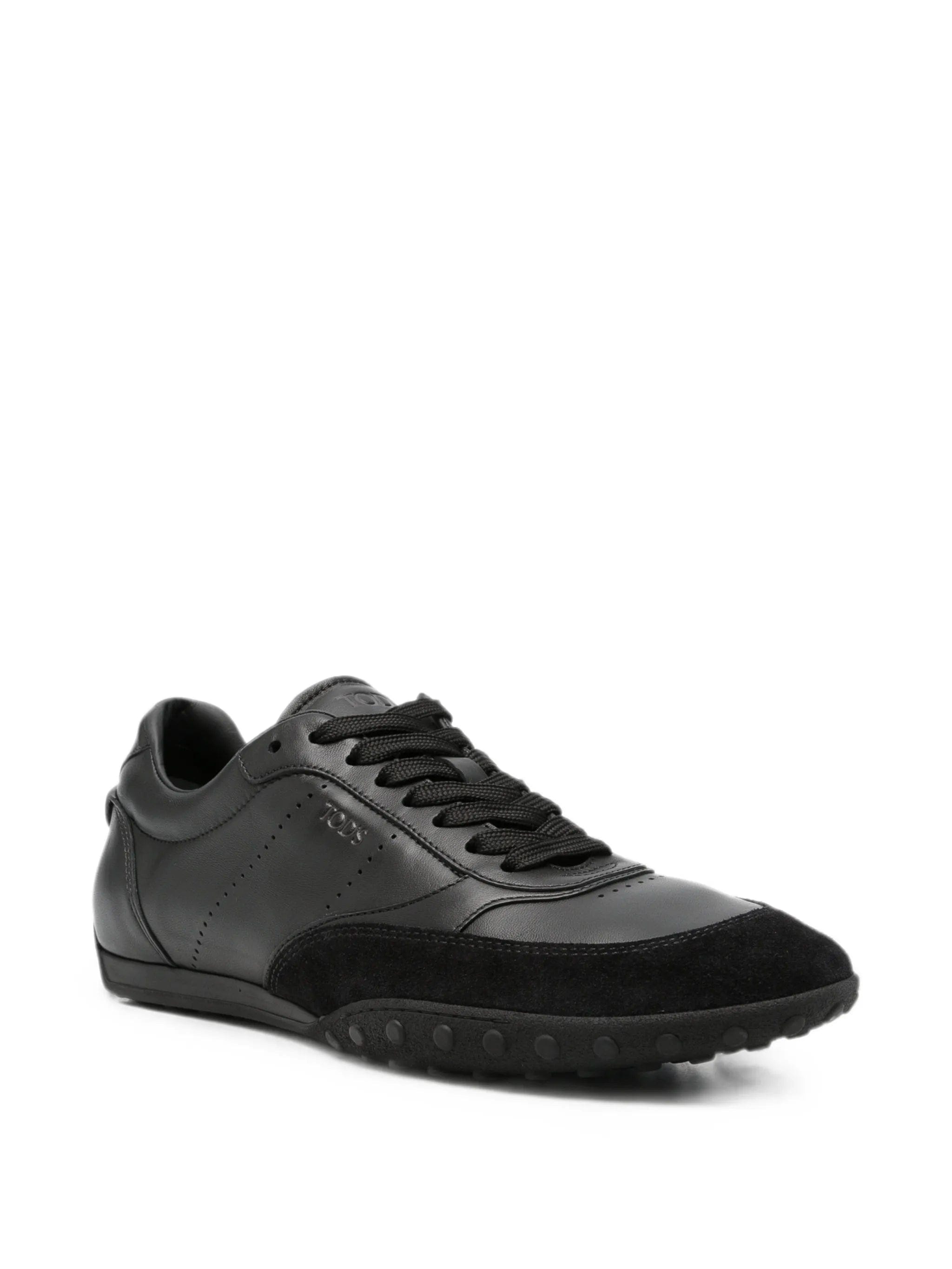 Tod's logo - debossed panelled sneakers