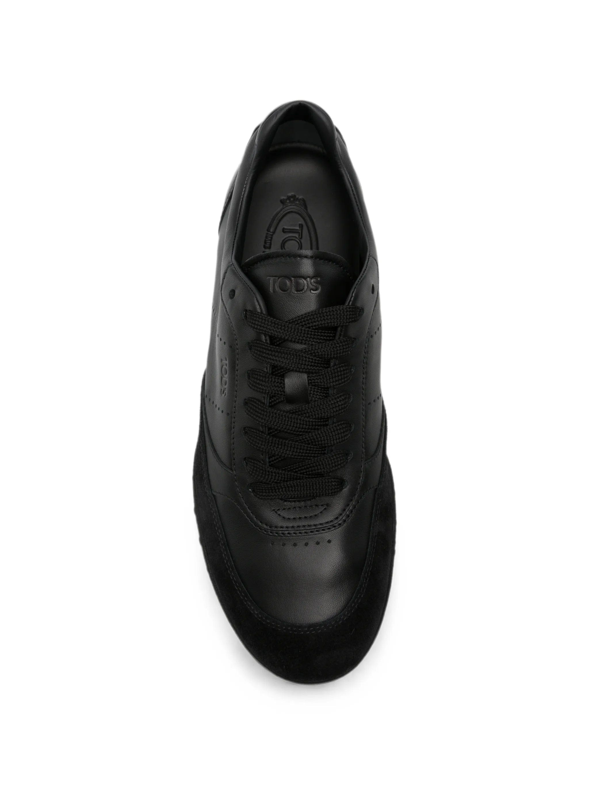 Tod's logo - debossed panelled sneakers