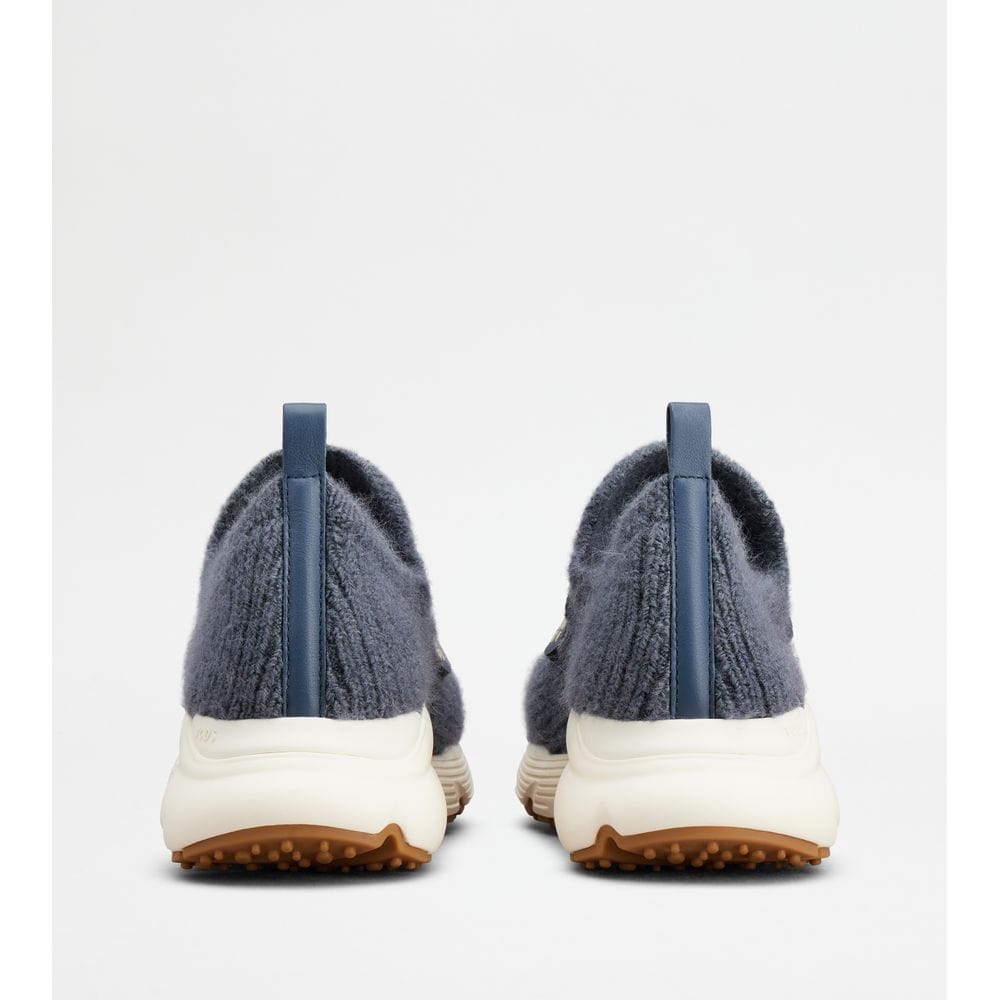 Tod's Tods Kate Slip - On Sneakers In Fabric Blue Womens