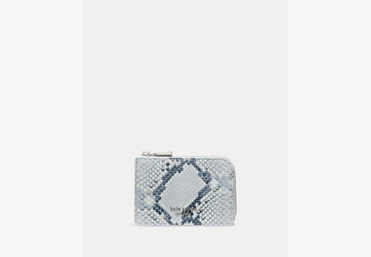 Kate Spade Snake Embossed Mini Zip Card Case