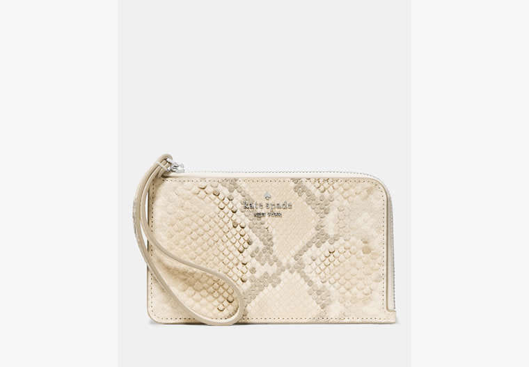 Kate Spade Lucy Snake Small Card Holder Wristlet