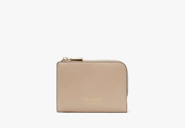 Kate Spade Ava Colorblocked Pebbled Leather Zip Bifold Wallet